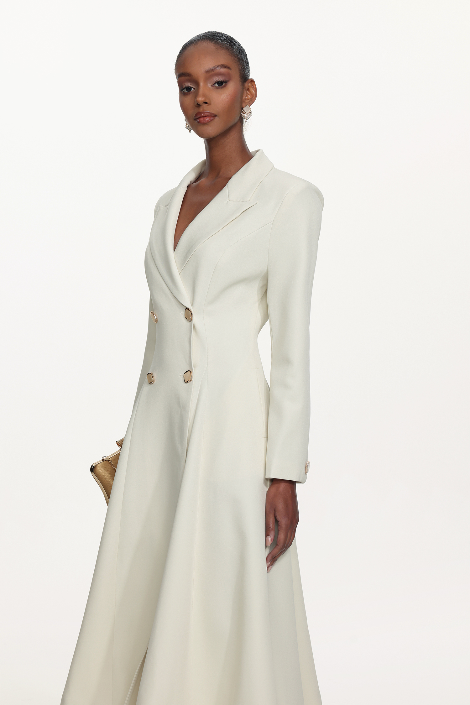 Tinsley Classic Tailored Long Sleeve Double Breasted Blazer Dress