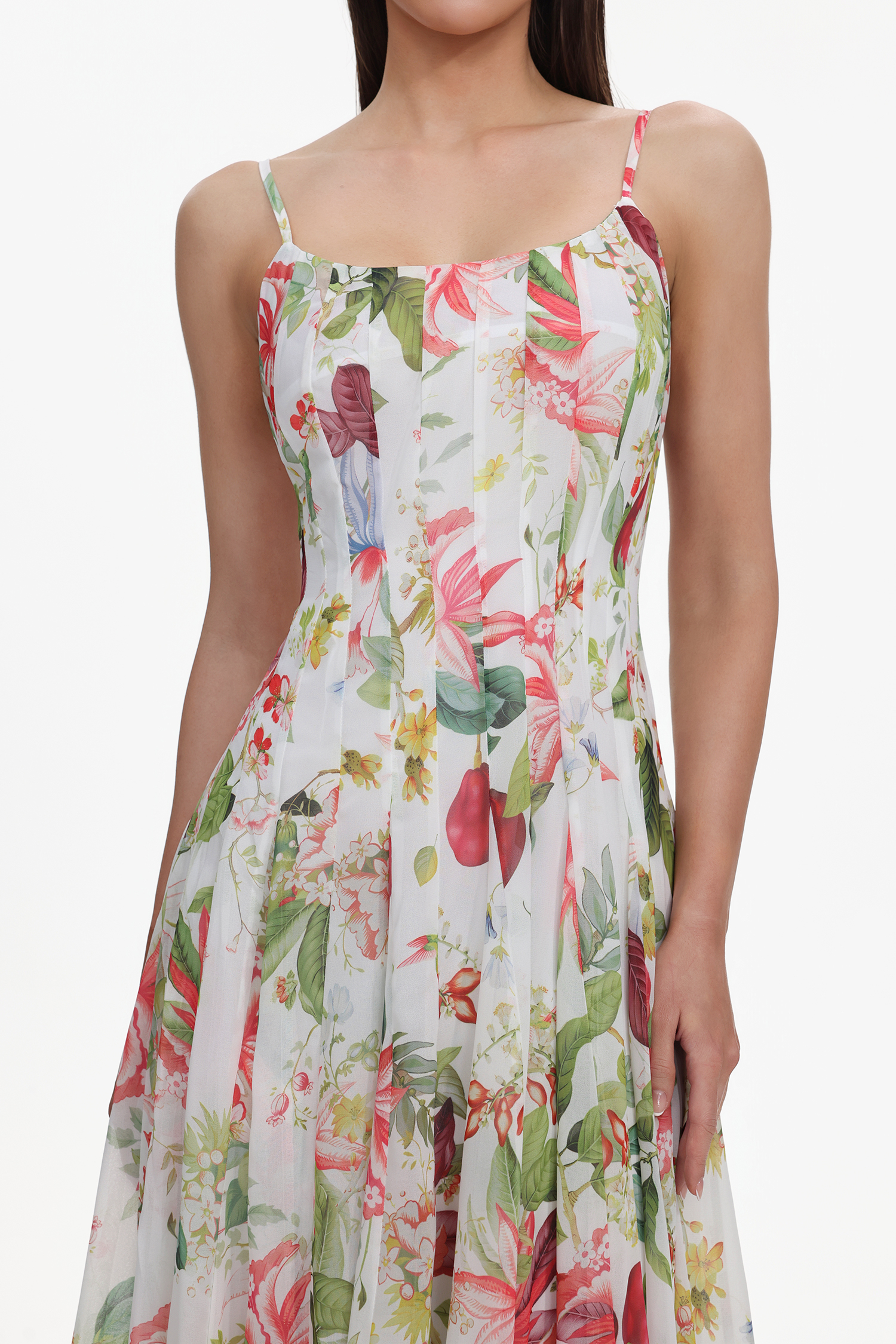 Zoey Sleeveless Printing Maxi Dress