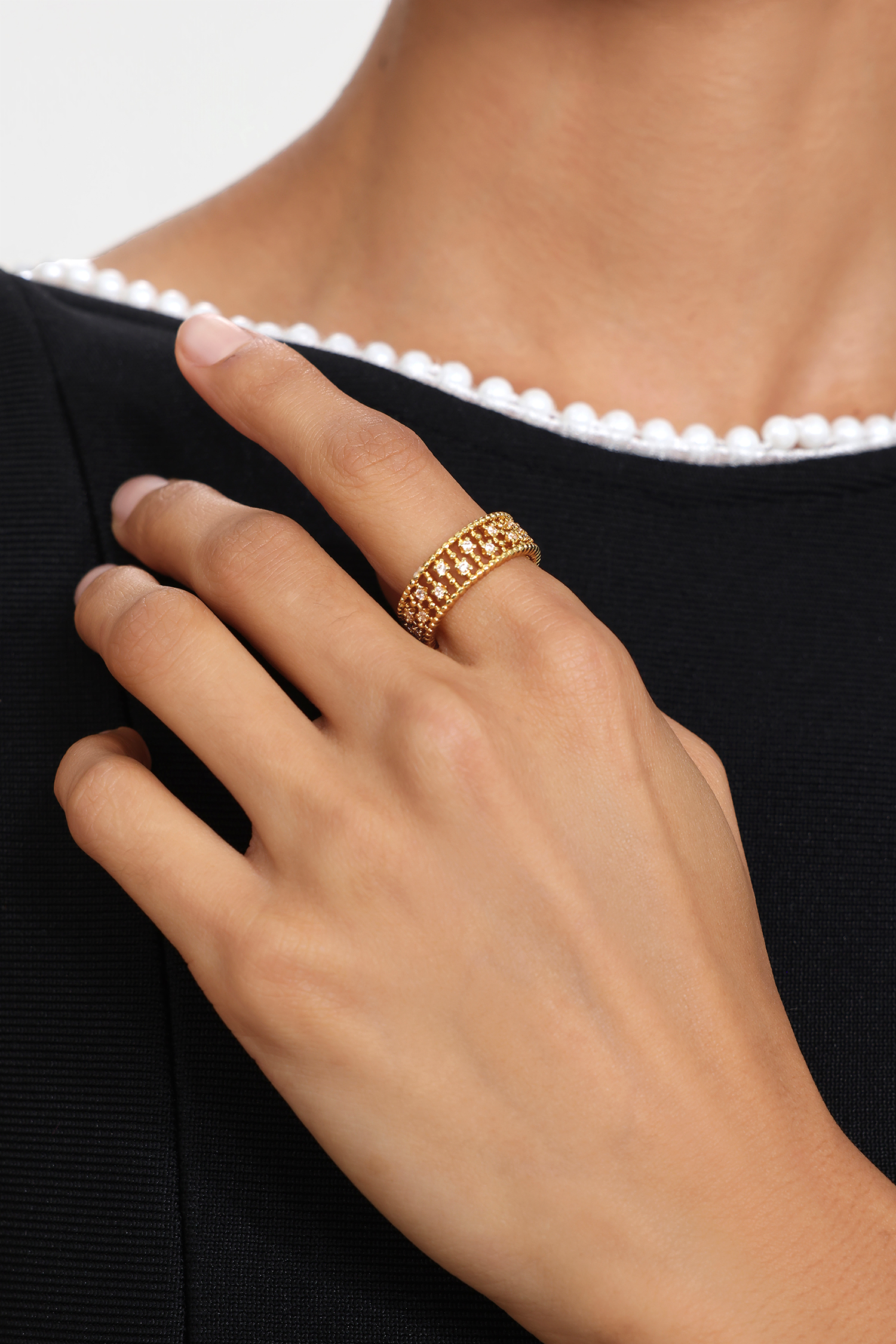 Mary Cut Out Diamond Ring