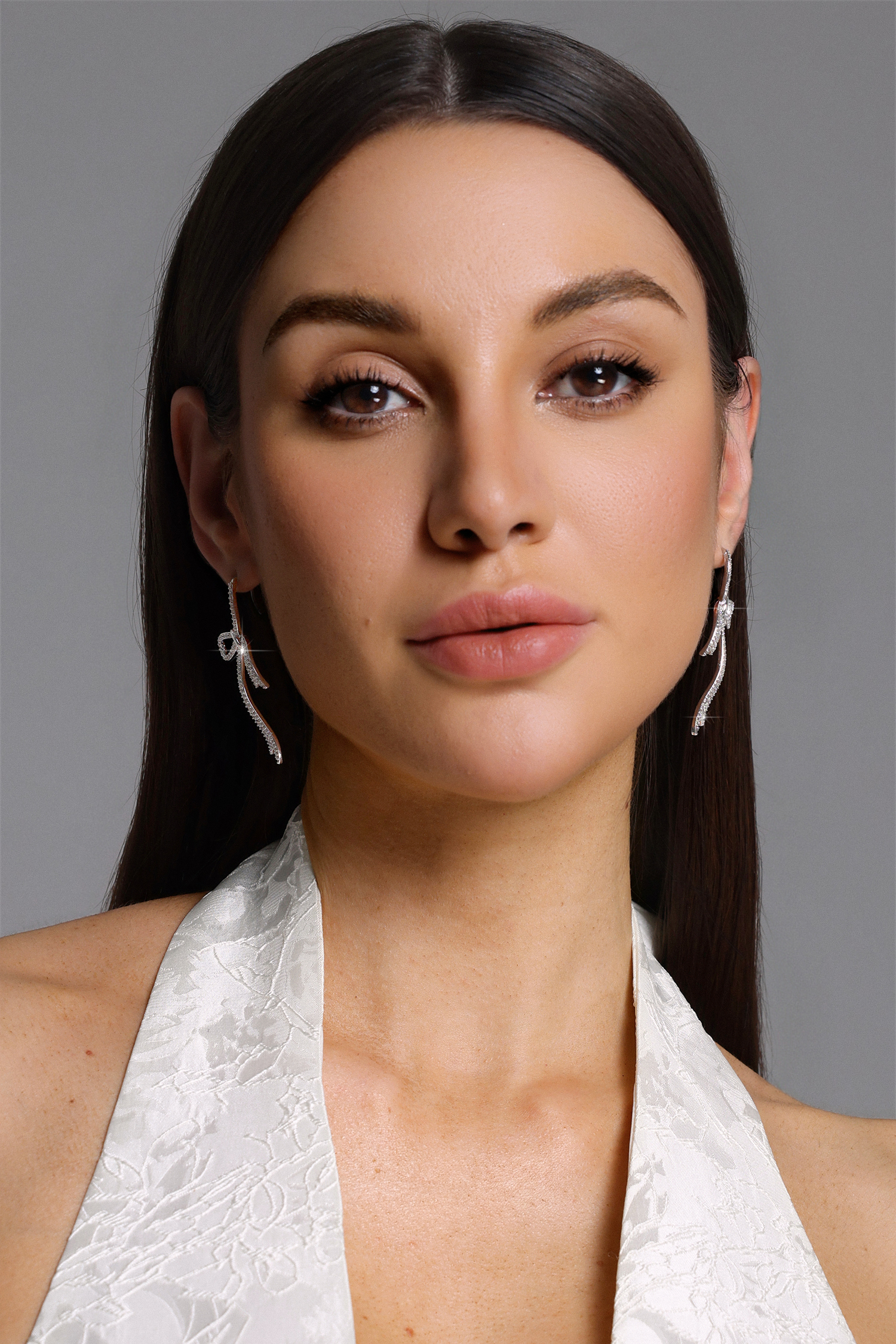 Katty Bow Diamond Earrings