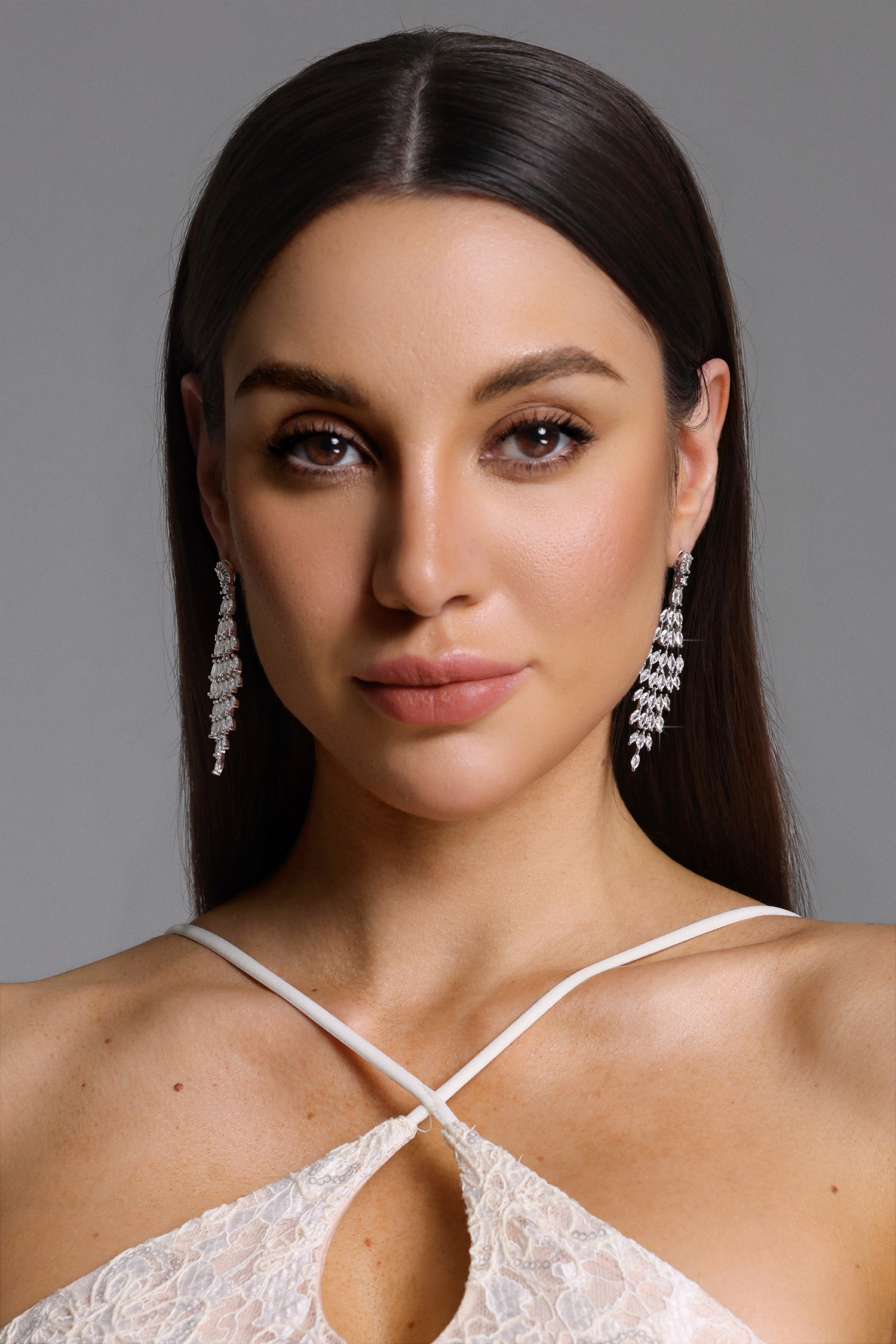 Miney Diamond Dangle Earrings