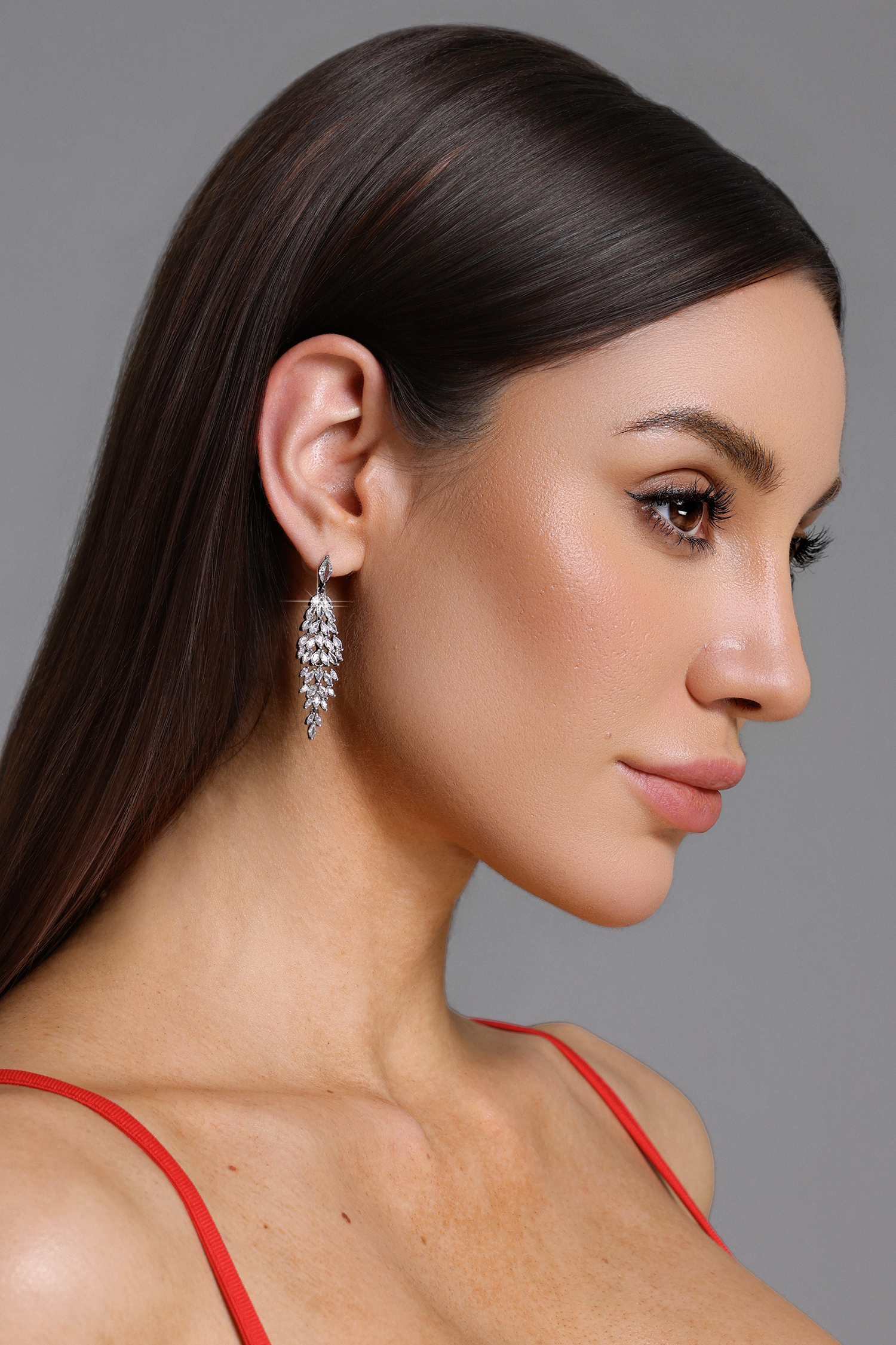 Lase Diamond Dangle Earrings