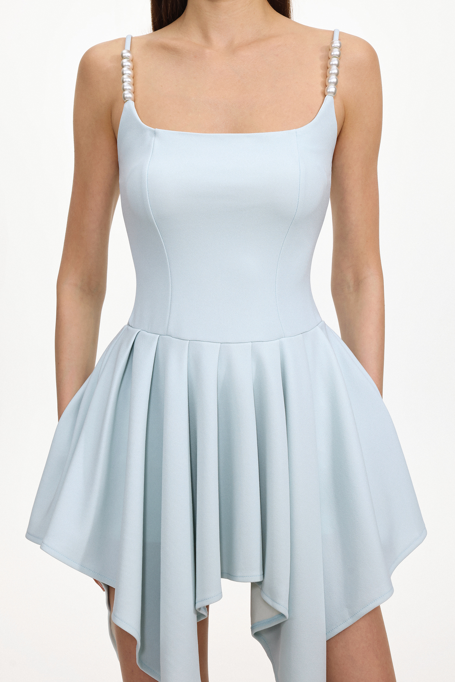 Rosie Elegant Cinched Sleeveless Mini Dress
