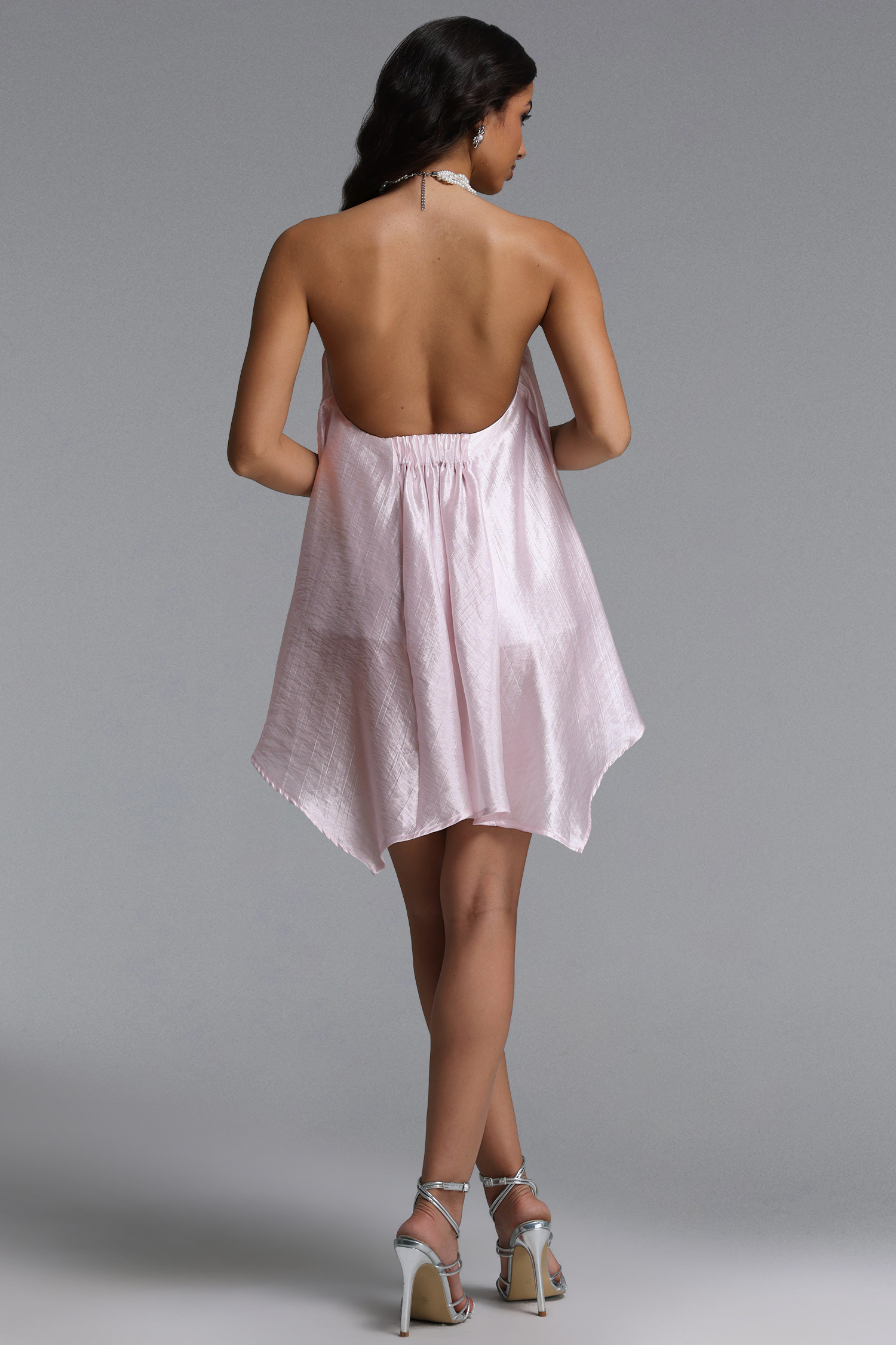 Jayden Chic Tailored Sleeveless Woven Mini Dress