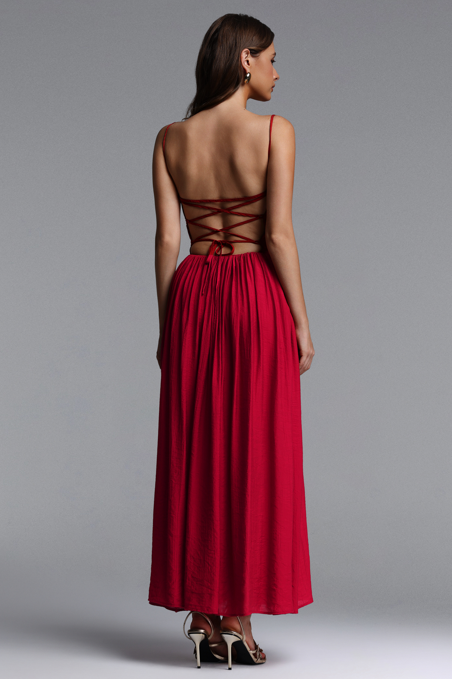 Ziriy Resort Flowy Sleeveless Woven Maxi Dress