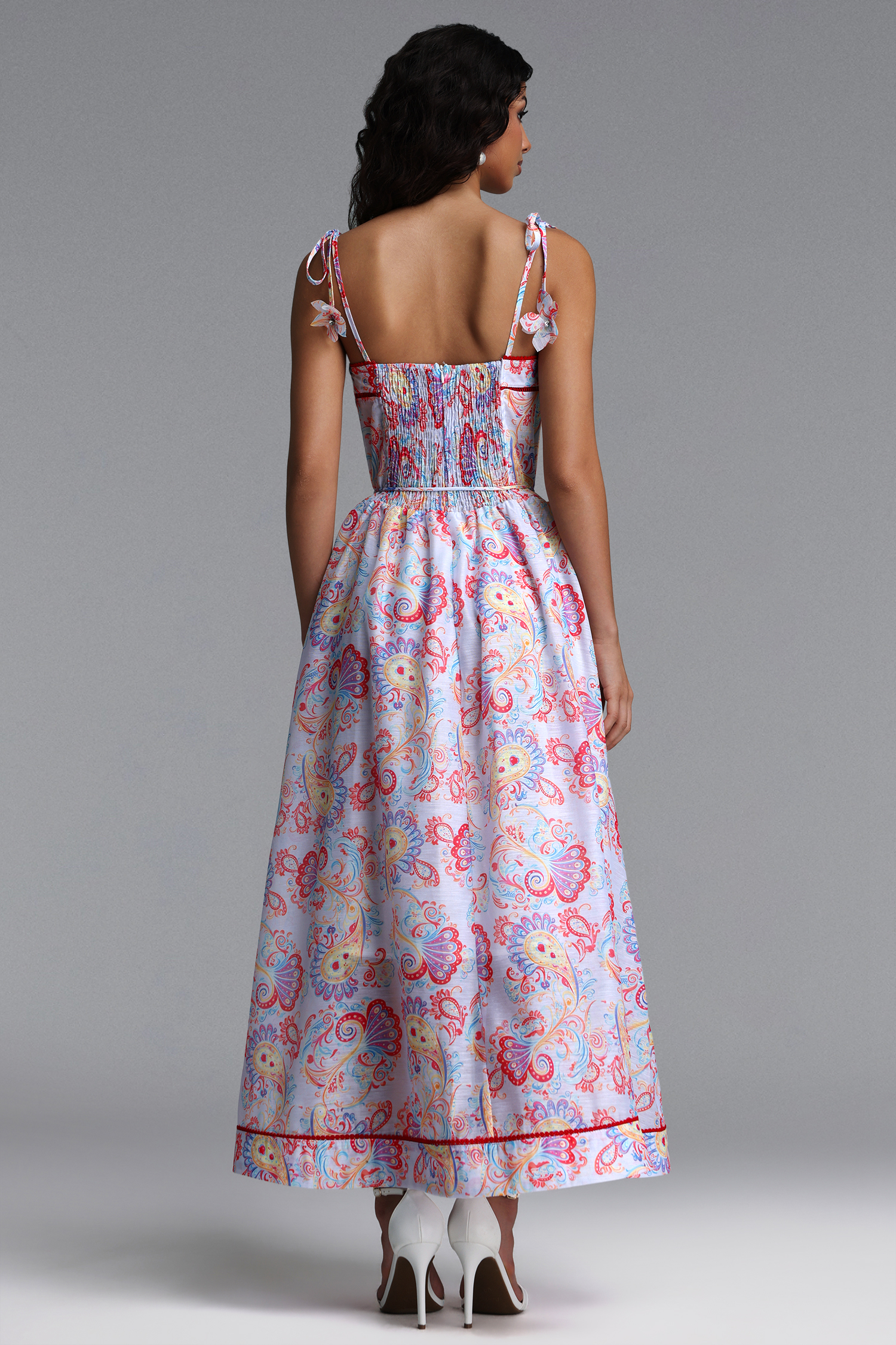 Pippa Resort Flowy Sleeveless Print Woven Maxi Dress