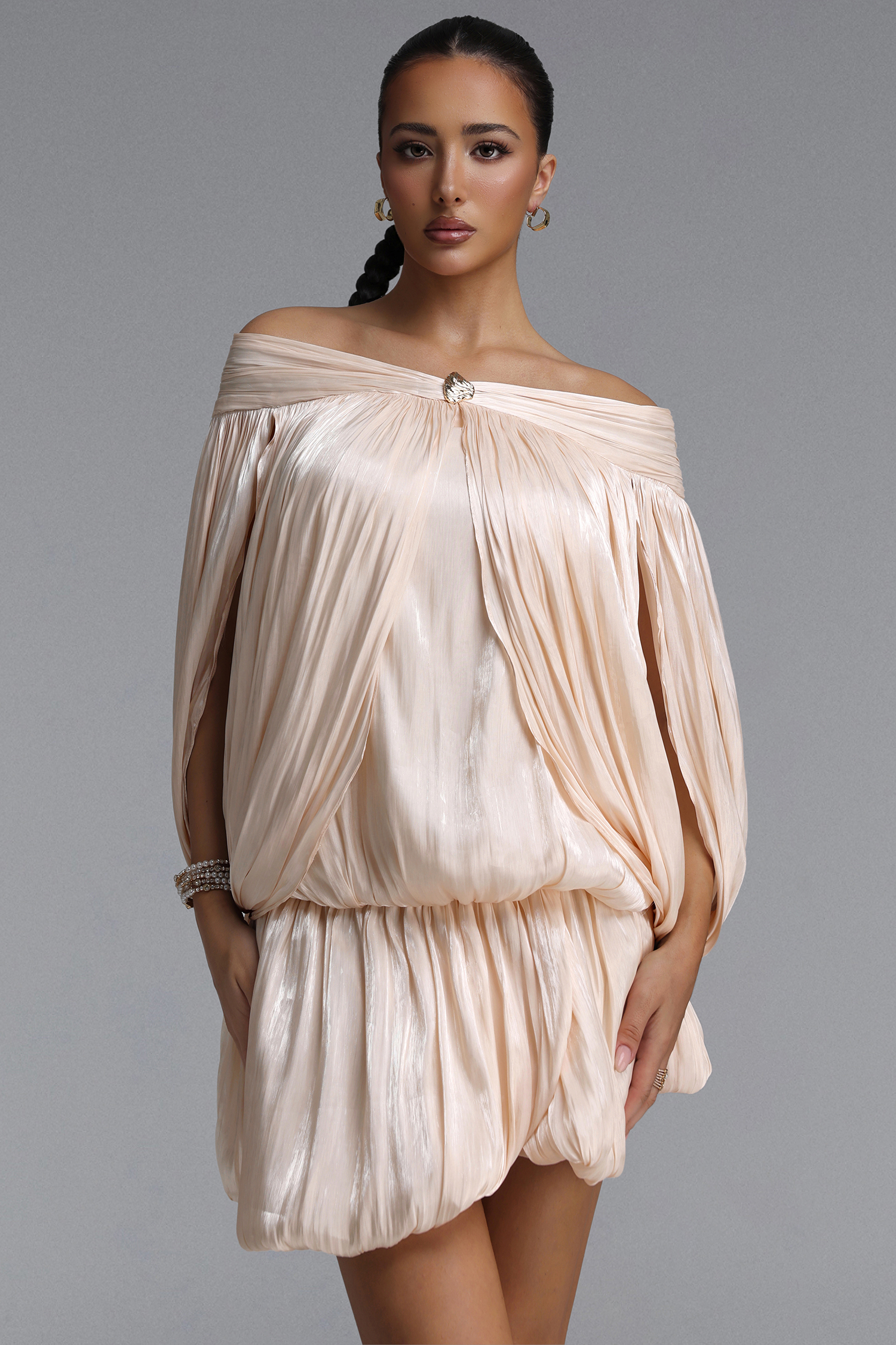 flowy satin mini dress Elegant Satin Wedding Guest Dress Sexy Backless Dresses for Women Spaghett  Cowl Neck Ruffle Layer Satin Mini Dress Silk Sleeveless Flowy Cami Dress  Sexy Stain Backless Dresses for Women 2024 Pink at