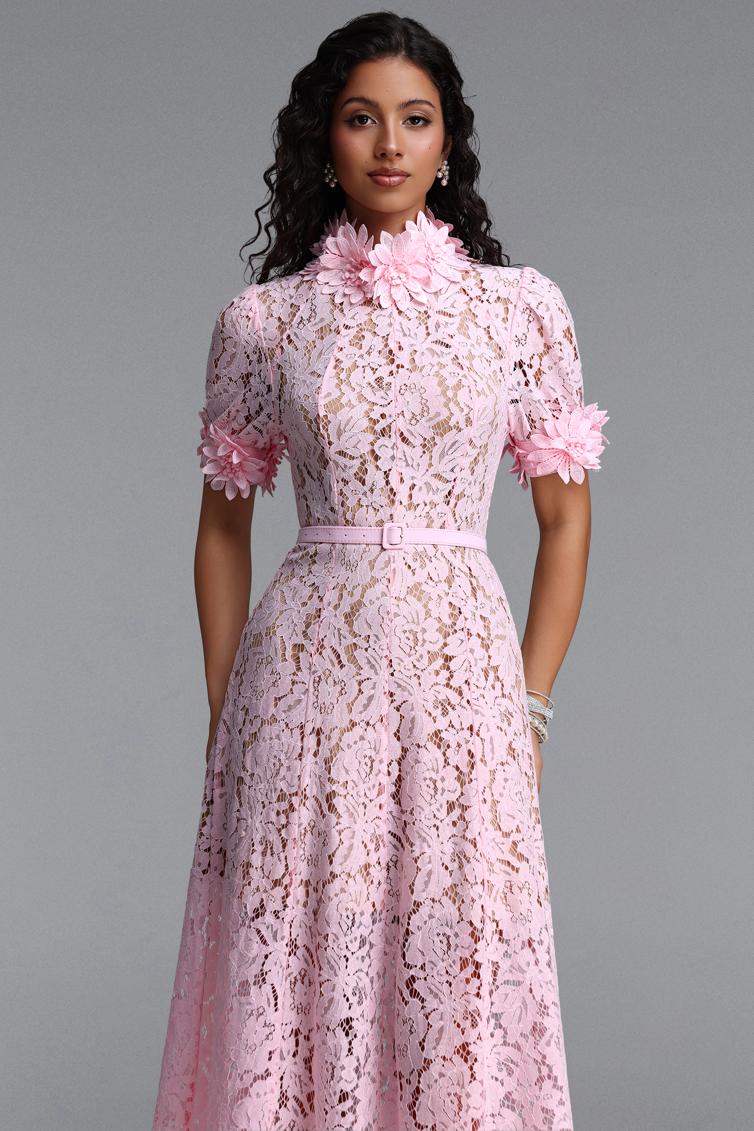 sleeve white dress Chic Satin Long Sleeves A-Line Wedding Dresses Long 57 Bust Modern Flair Anastasia Burgundy Midi Knitted Color:Oneness