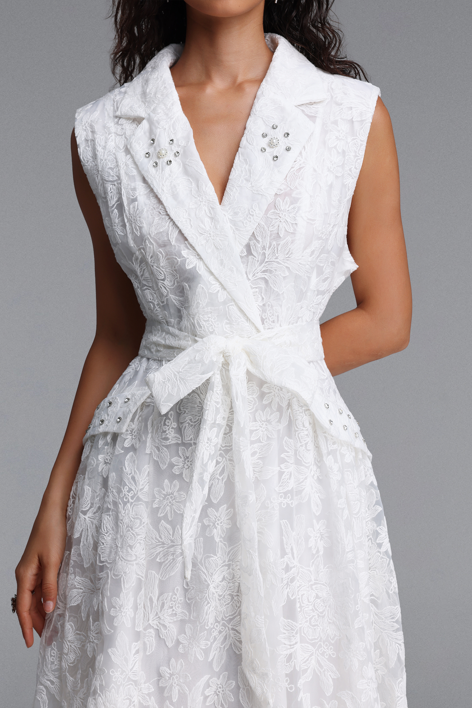 Madge Resort Flowy Sleeveless Floral Woven Maxi Dress