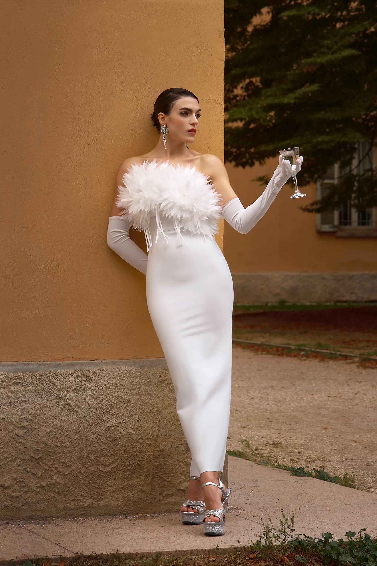 Rafik Sleeveless Flowers Tassels Bandage Maxi Dress