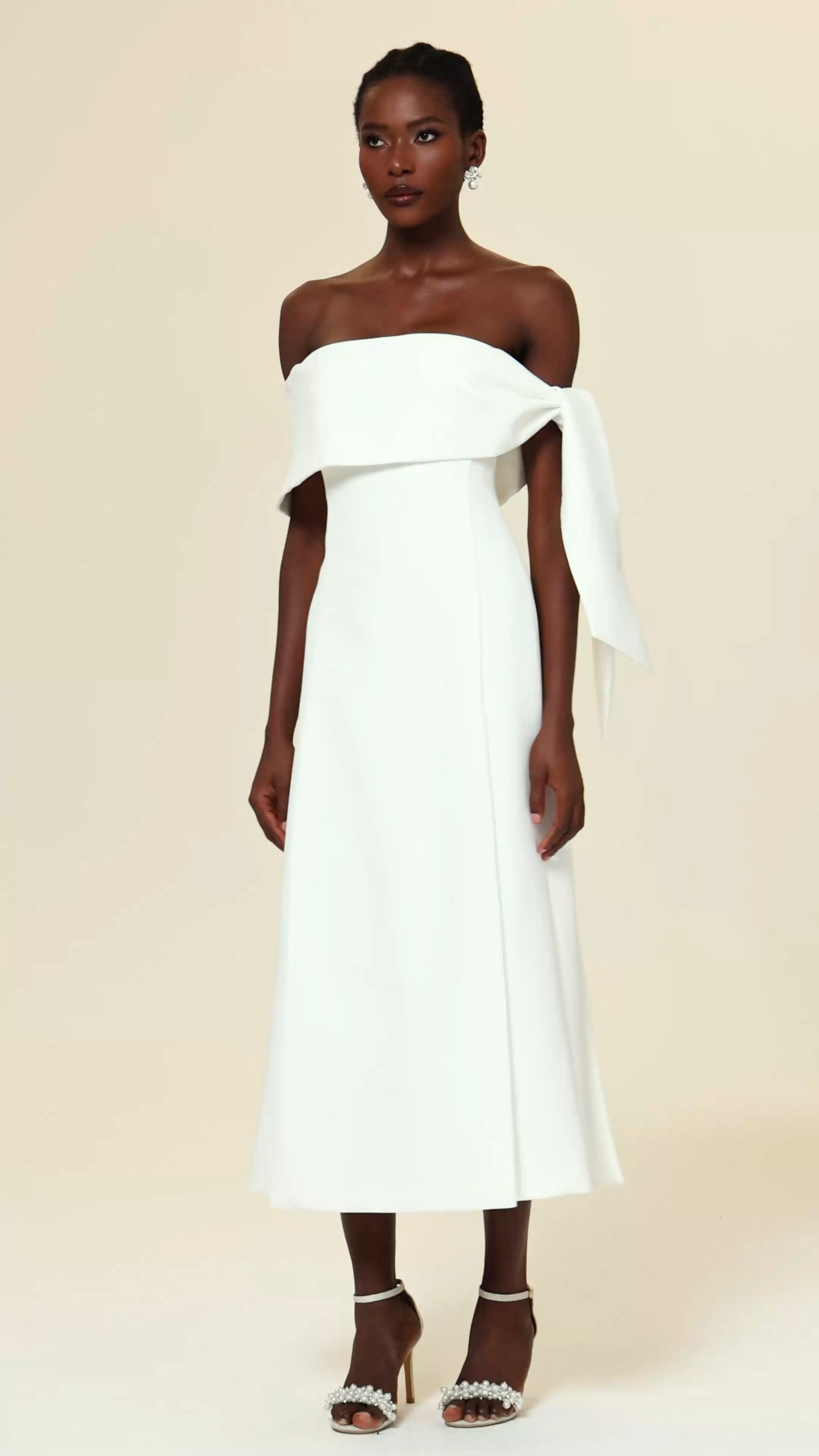 Sami Off-The-Shoulder Sleeveless Asymmetric Maxi Dress