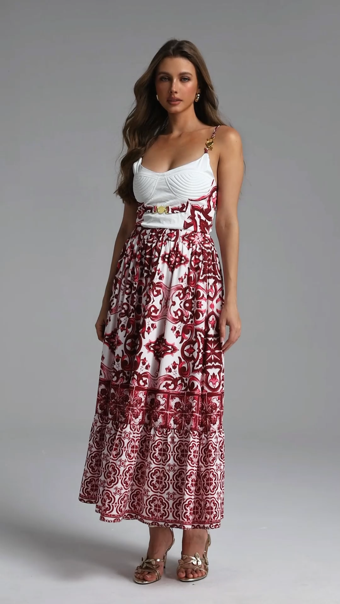 Euen Resort Flowy Sleeveless Woven Maxi Dress