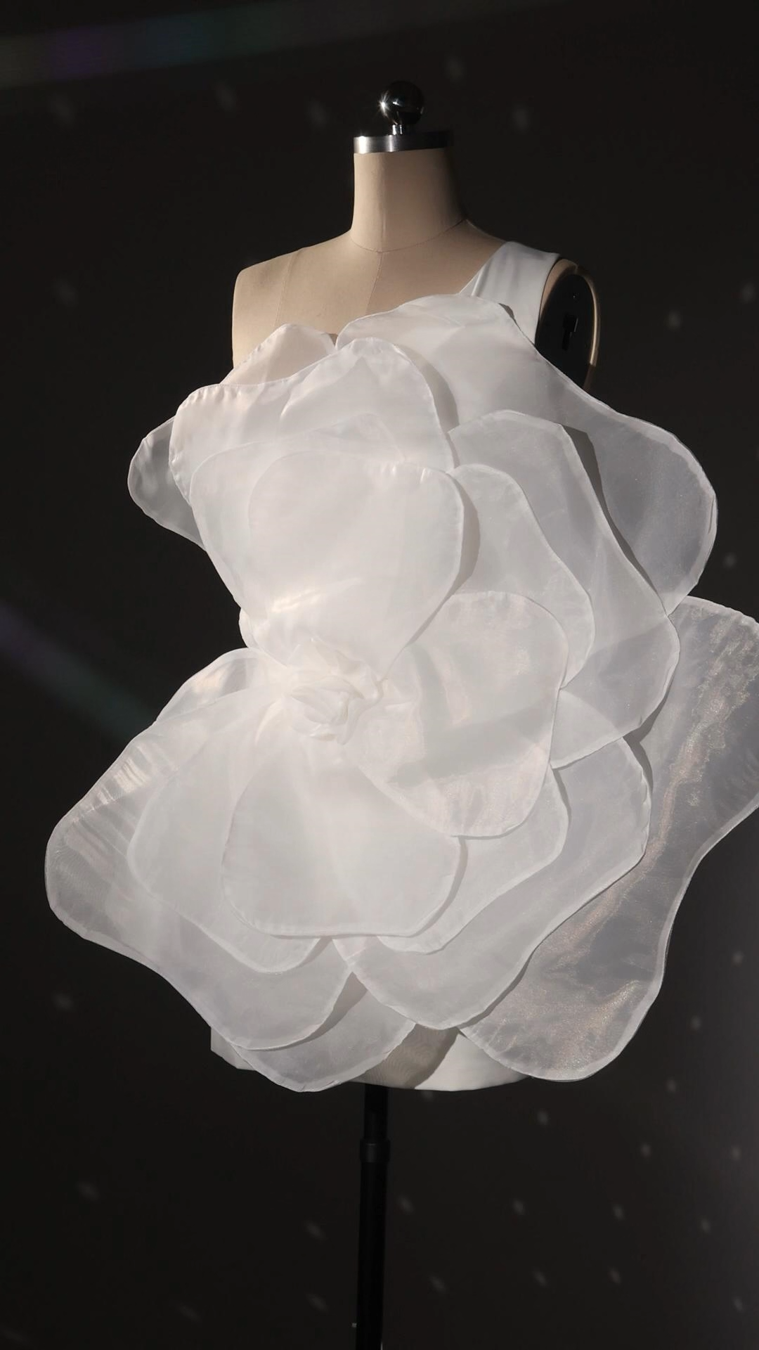 Nydia Mesh Flower Mini Tube Dress