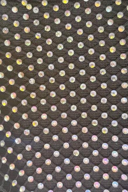 Ela V Neck Mesh Mini Dress