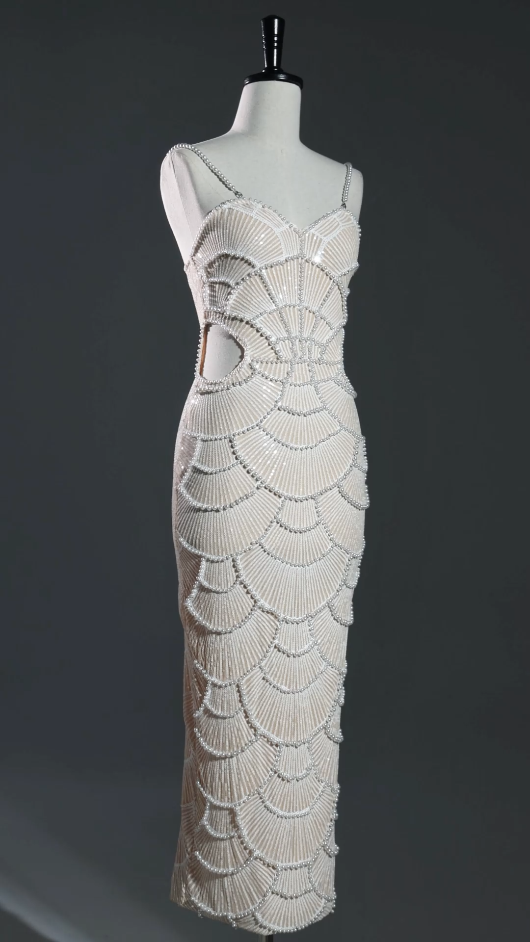 Teresa Pearl Sequin Midi Dress