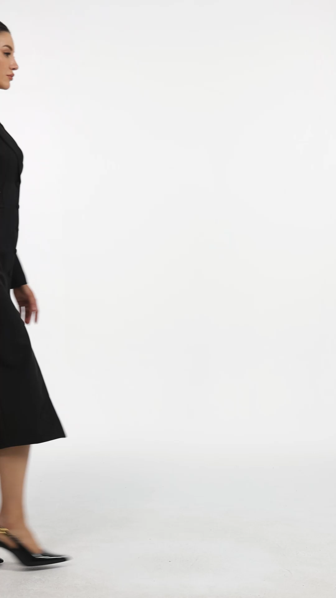 Marlina Chic Tailored Long Sleeve Cut Out Blazer Dress