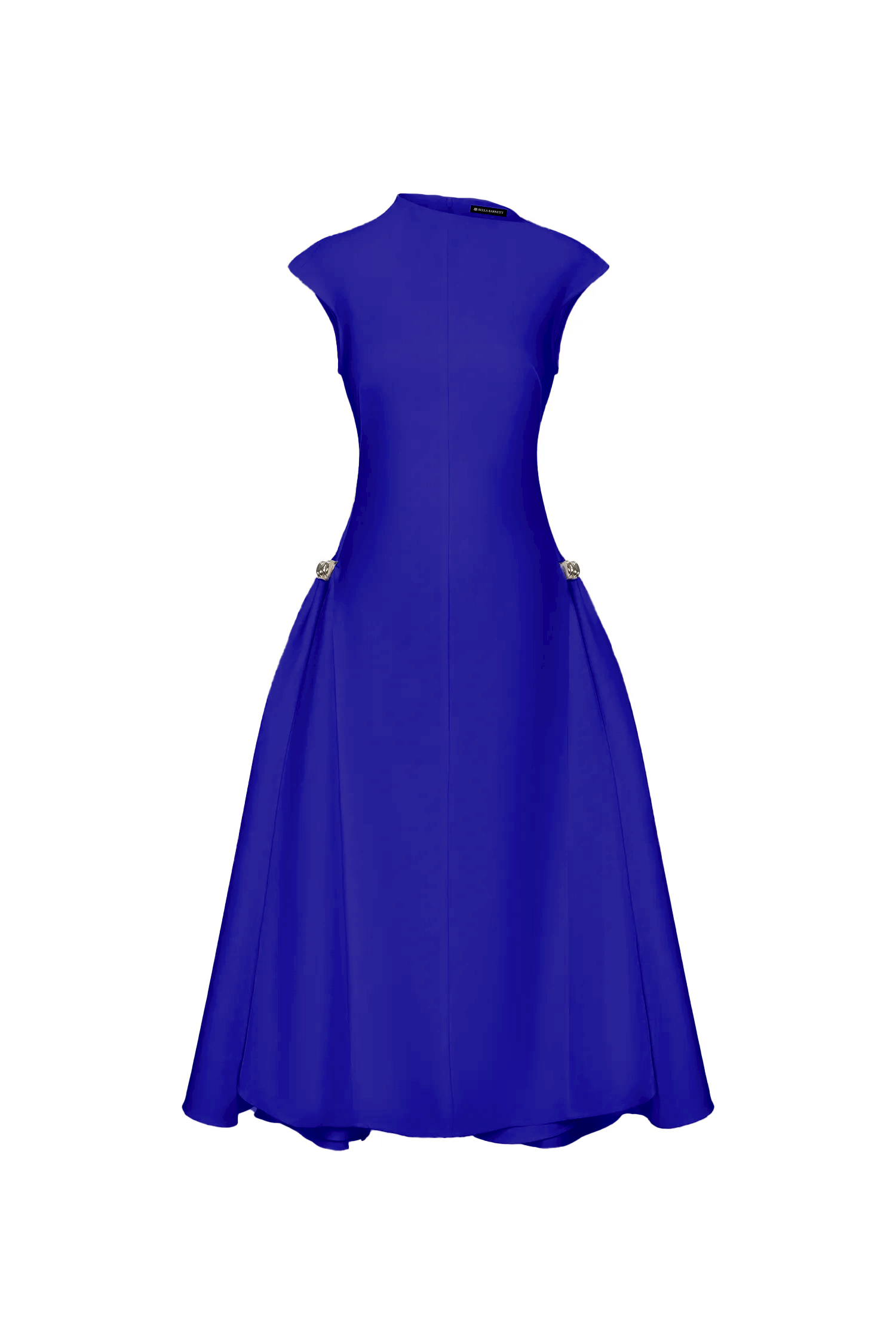 Paca Choker Sleeveless BlueMaxi Dress