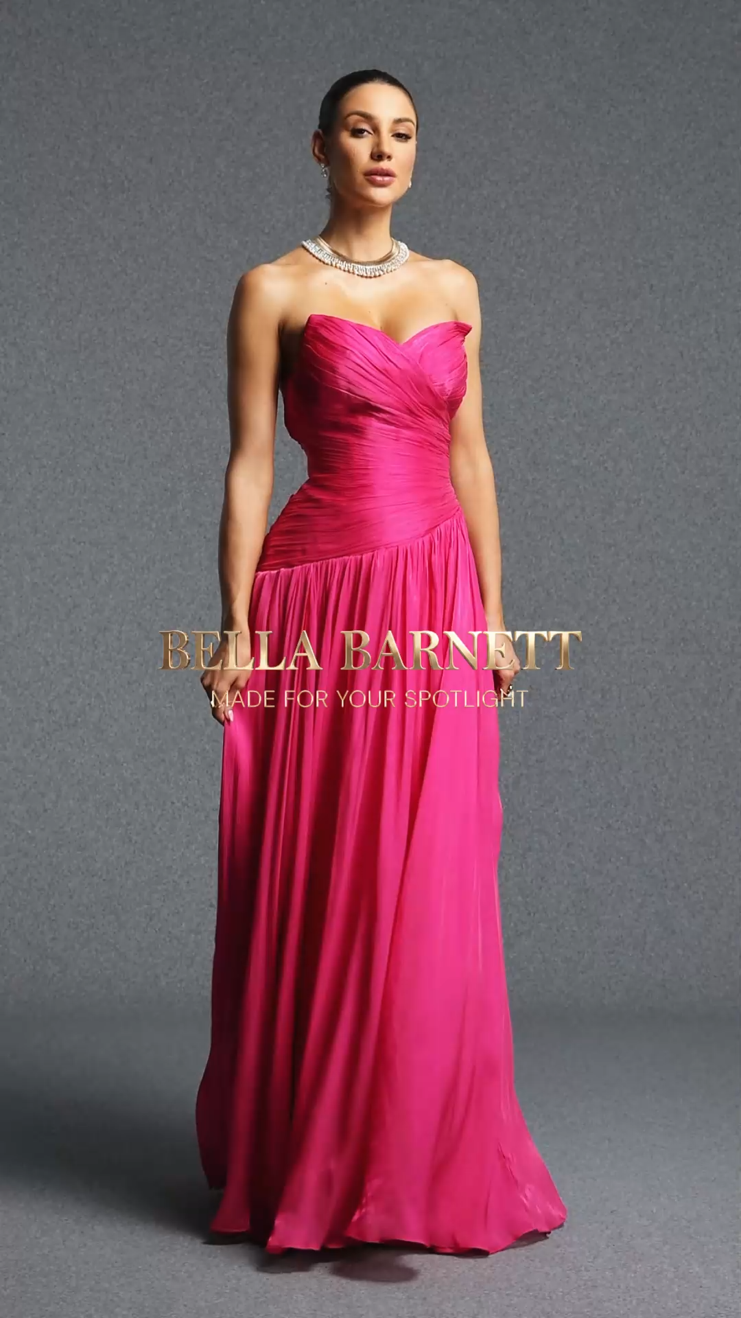 Emory Classic Strapless Sleeveless Ruched Maxi Dress