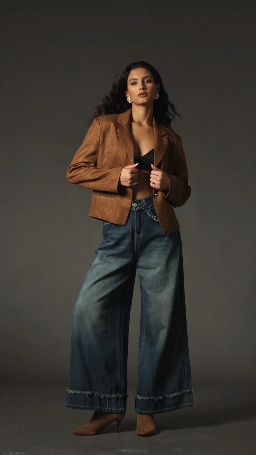 Radmila Long Sleeves Ruffled Blouse