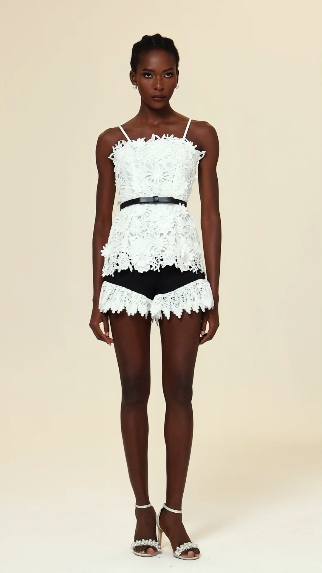 Liliana Lace Flowers Top