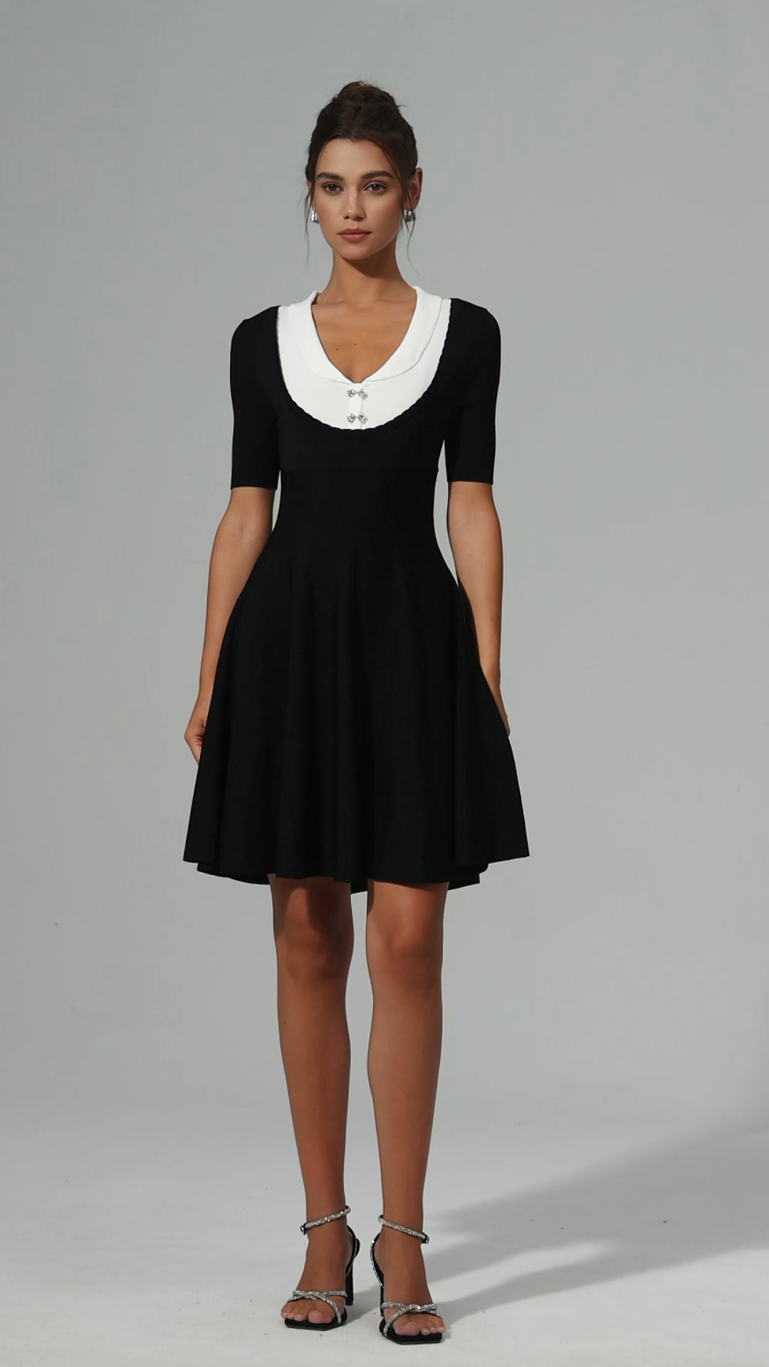 Looly Short Sleeves Mini Dress