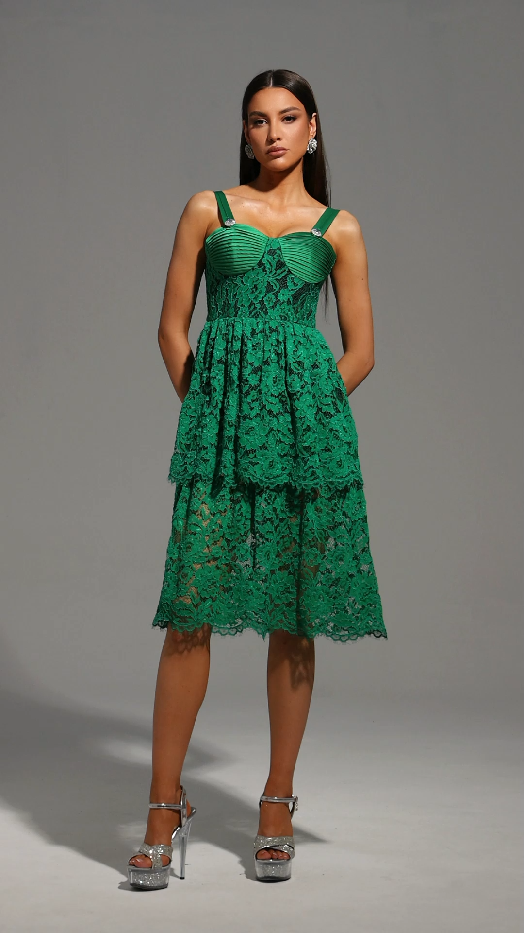 Fabia Sleeveless Lace Mini Dress