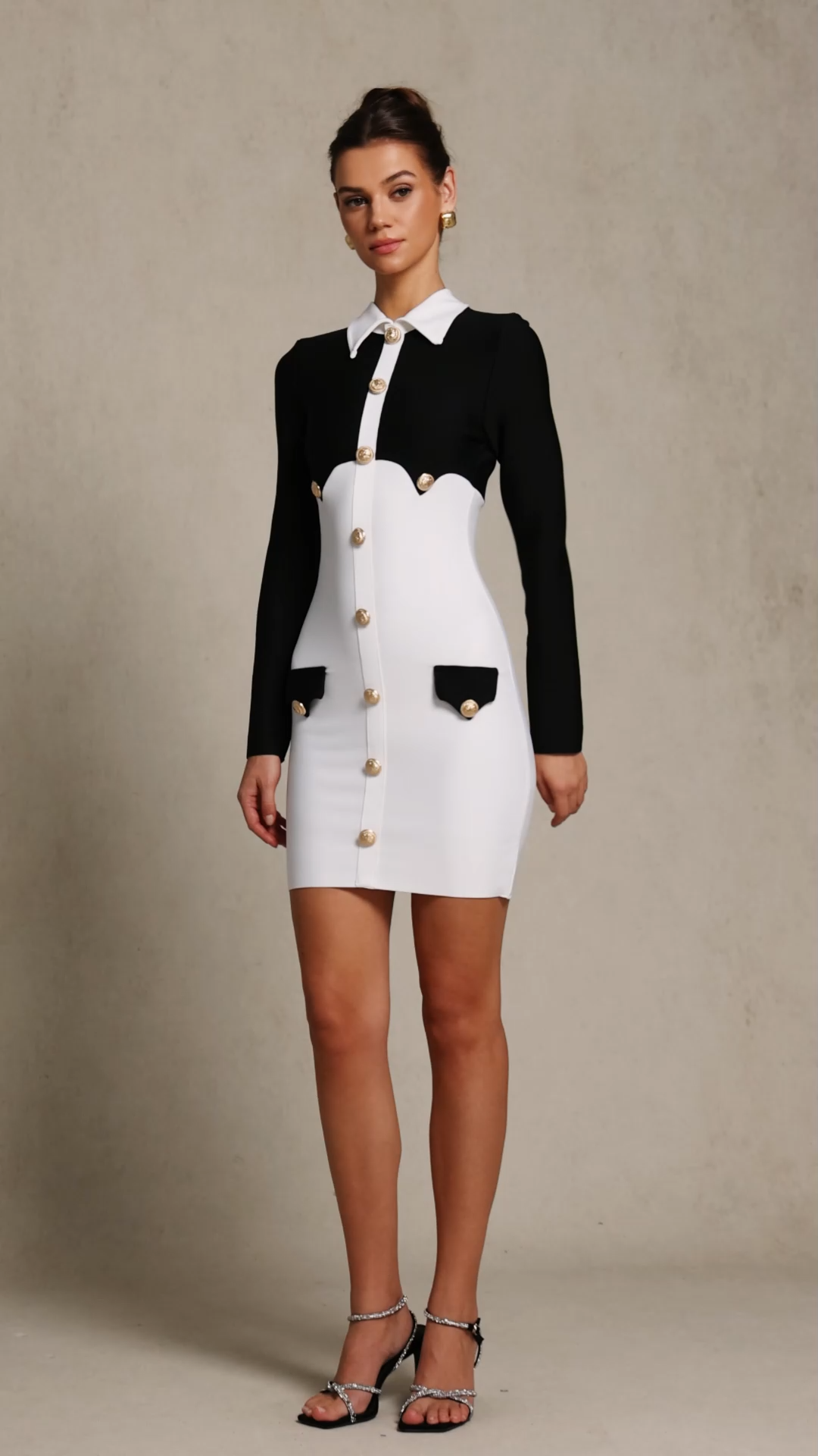 Viera Long Sleeves Mini Dress