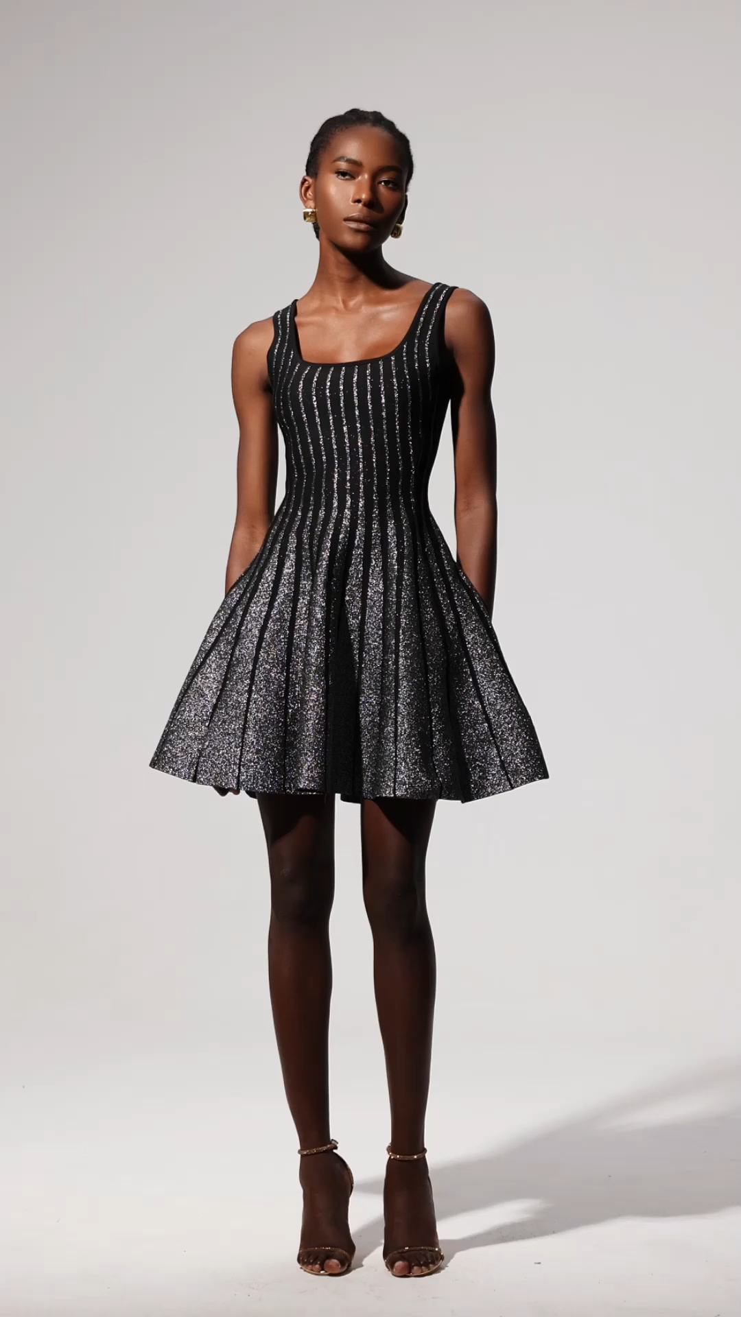 Doro Sequin Sleeveless Mini Dress
