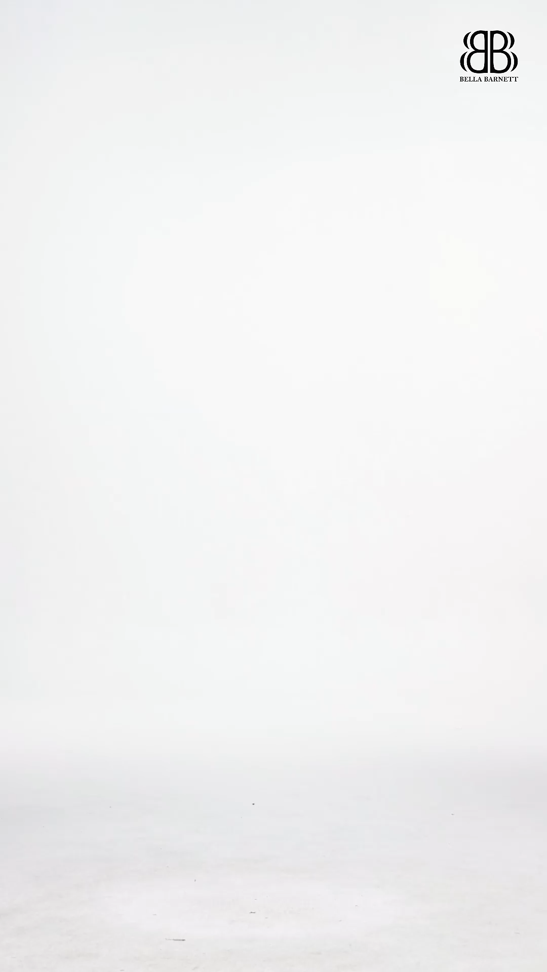 Ikala Elegant Contour Long Sleeve Ruched Contrast Knit Midi Dress