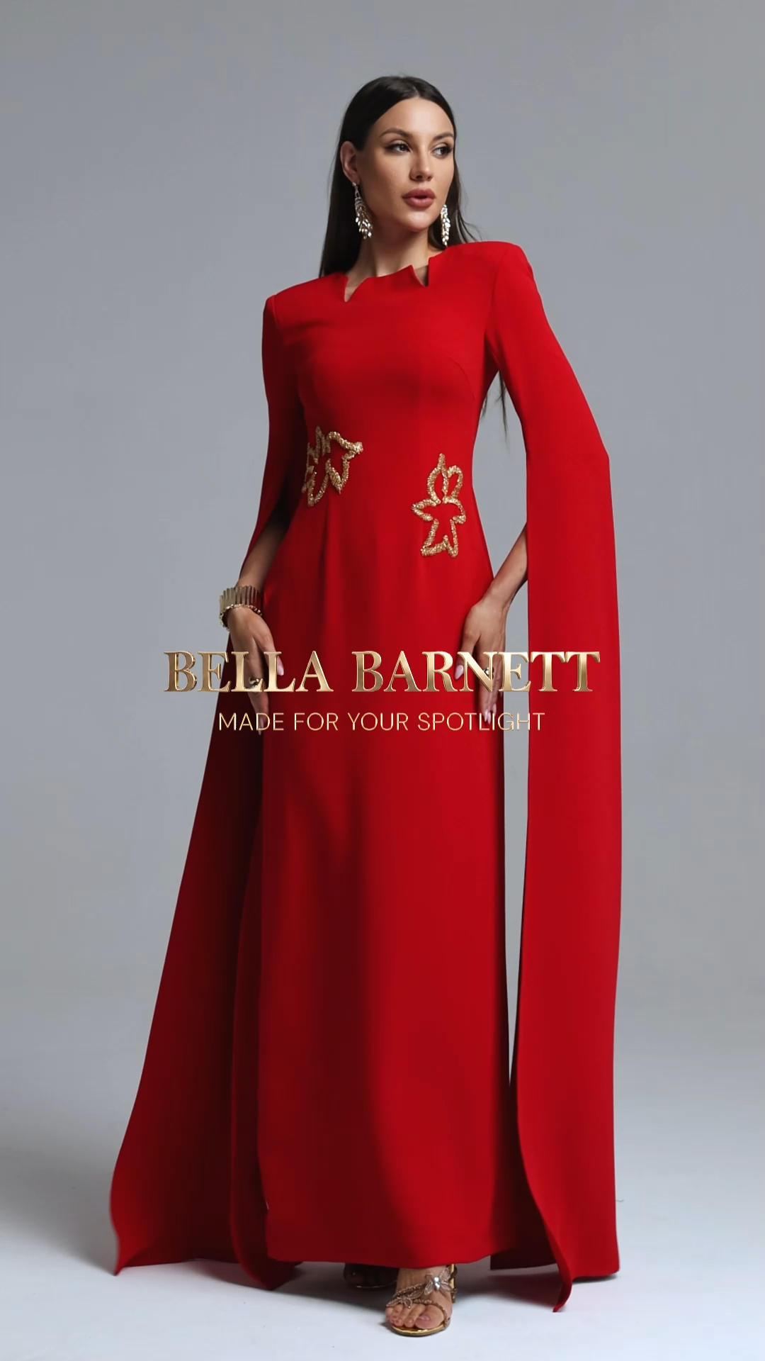 Ginny Elegant Contour Ribbon Trim Embroidered Woven Maxi Dress