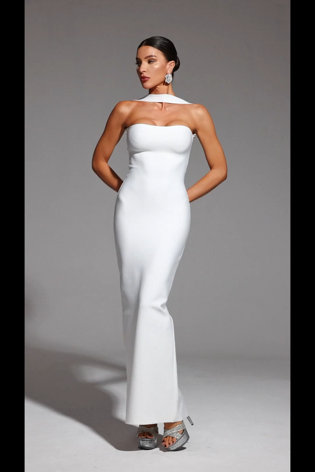 Rosee Sleeveless Bandage Maxi Dress