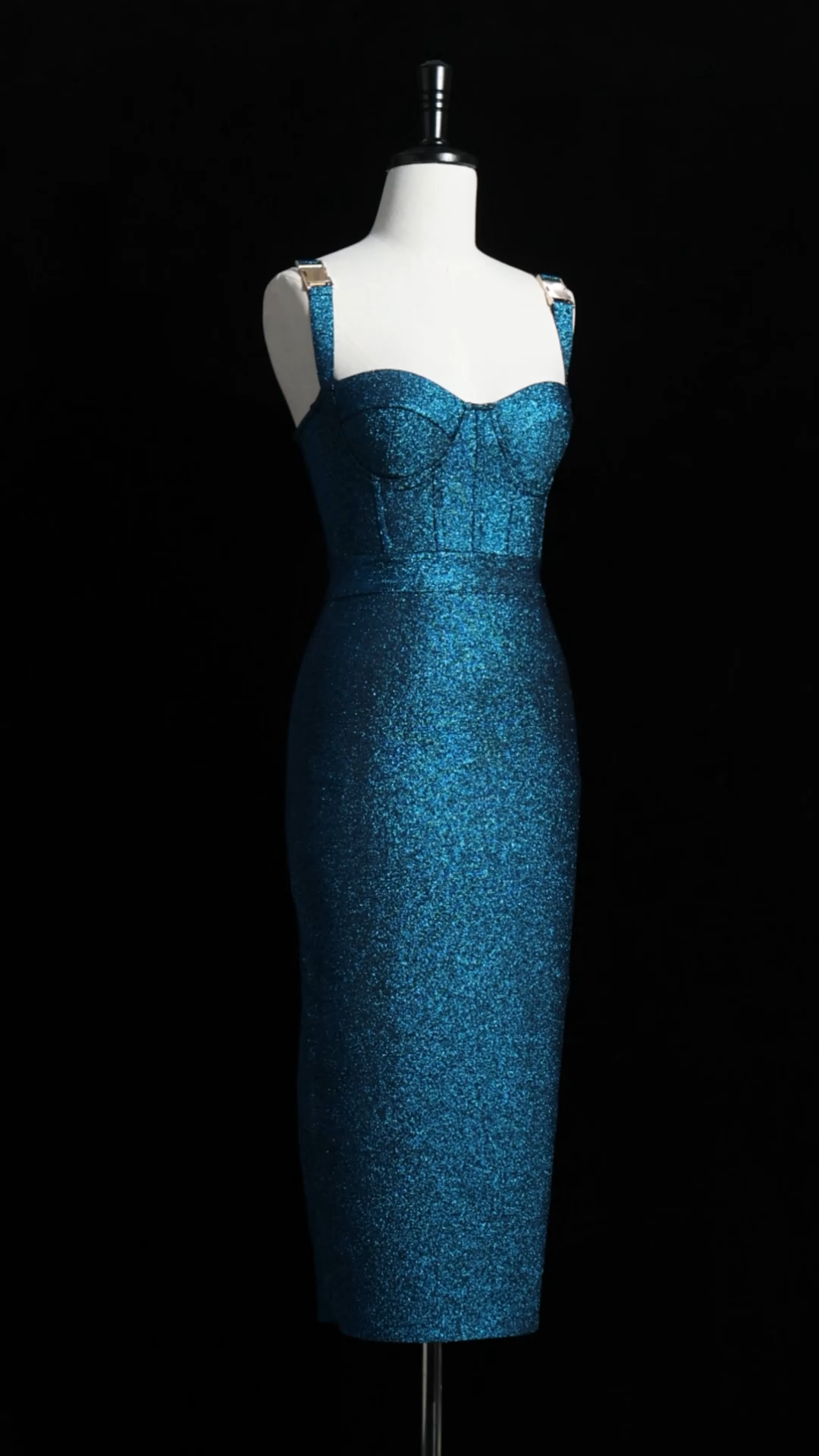 Ziriy Sleeveless V-Neck Bandage Maxi Dress