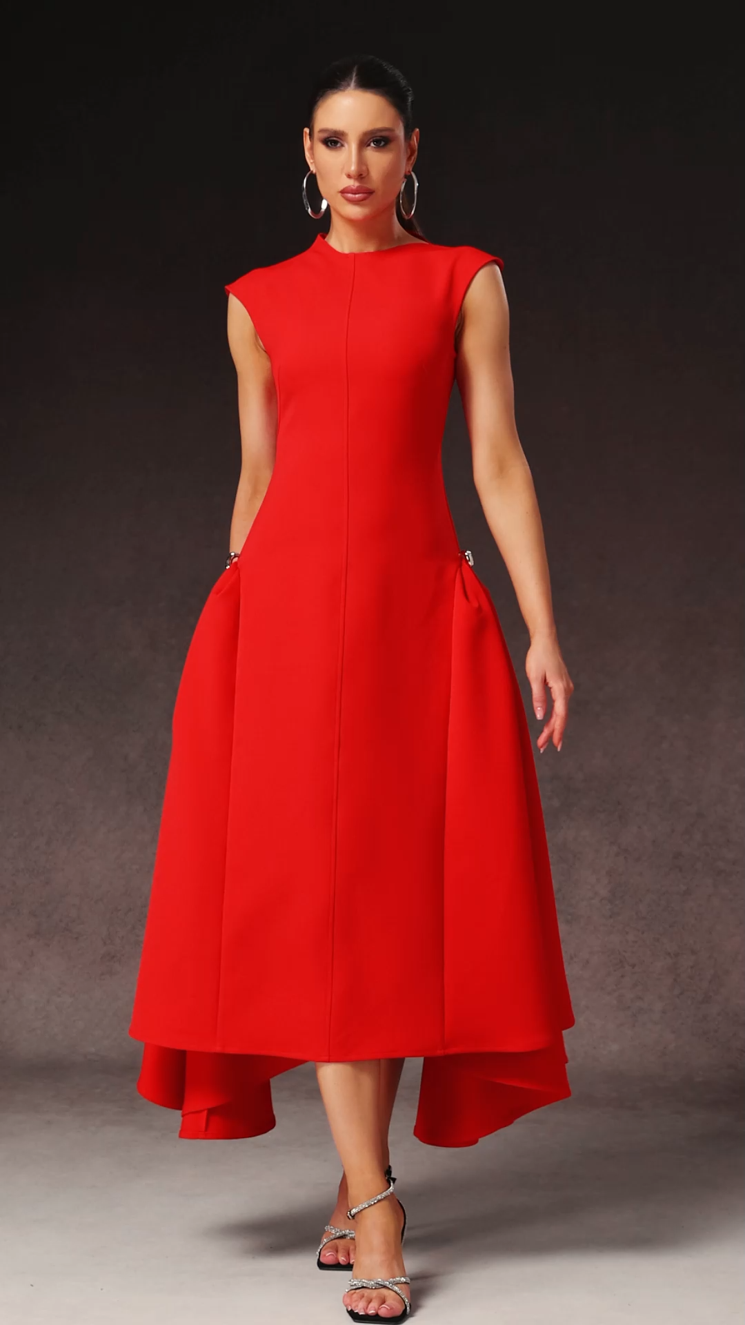 Ekala Round Neck Sleeveless Maxi Dress