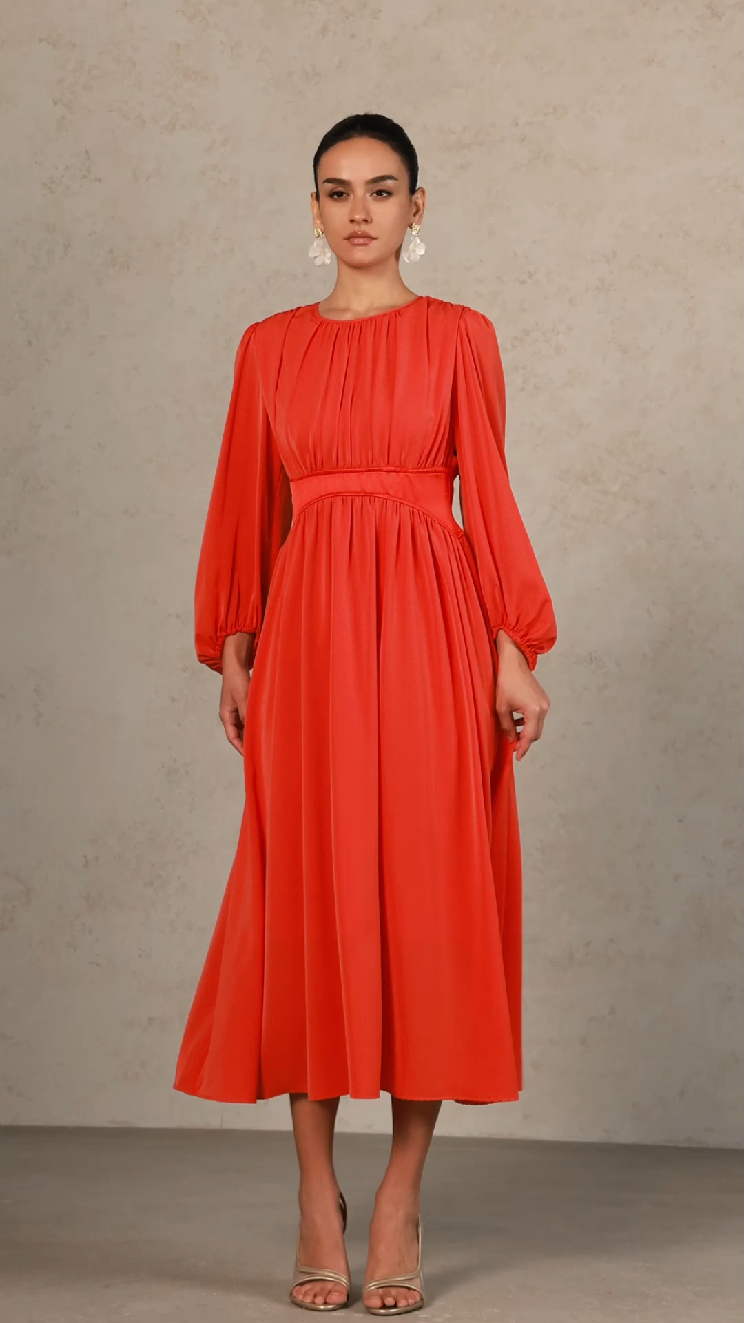 Fifer Long Sleeve Maxi Dress