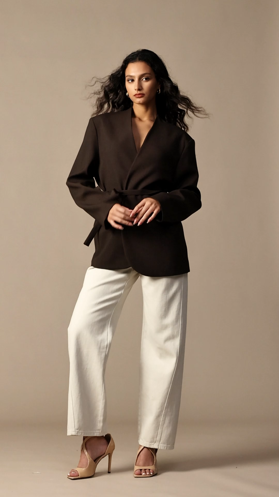 Katya V-Neck Long Sleeves Suit Jacket