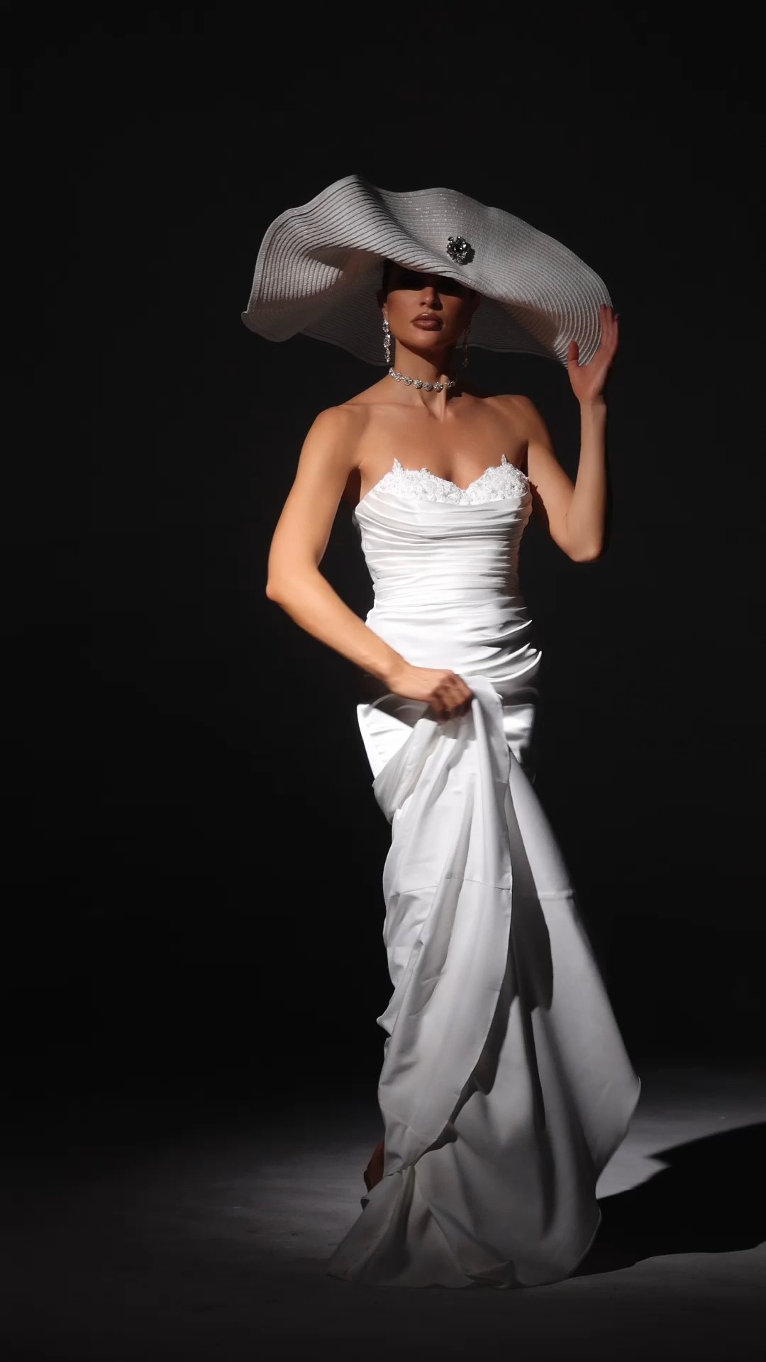 Dixie Fishtail High Slit Maxi Dress