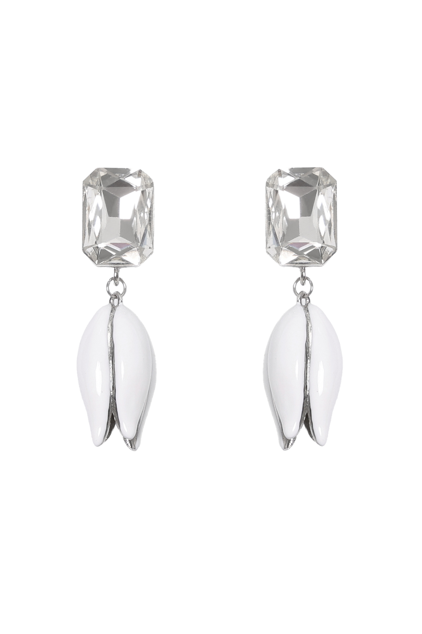 Yogi Diamond Flower Earrings