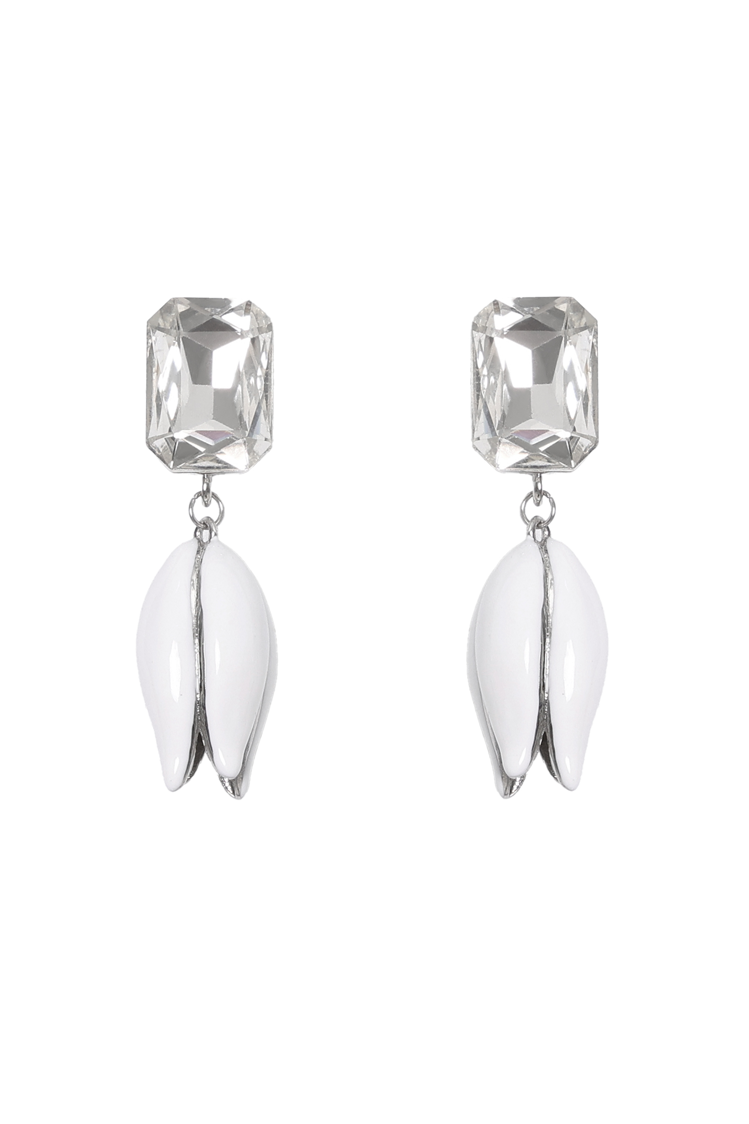 Yogi Diamond Flower Earrings