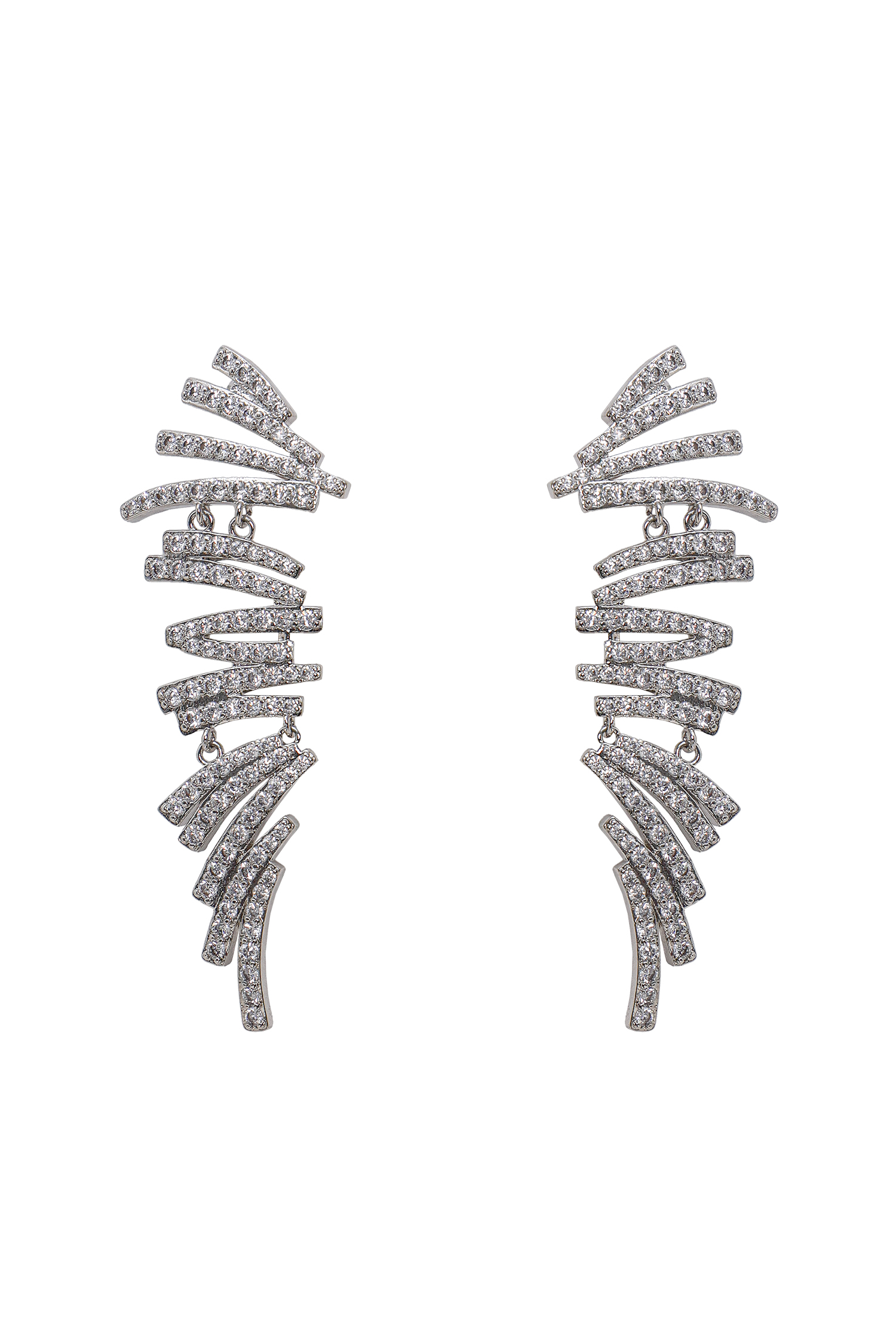 Rebekka Geometry Irregular  Linear Earrings