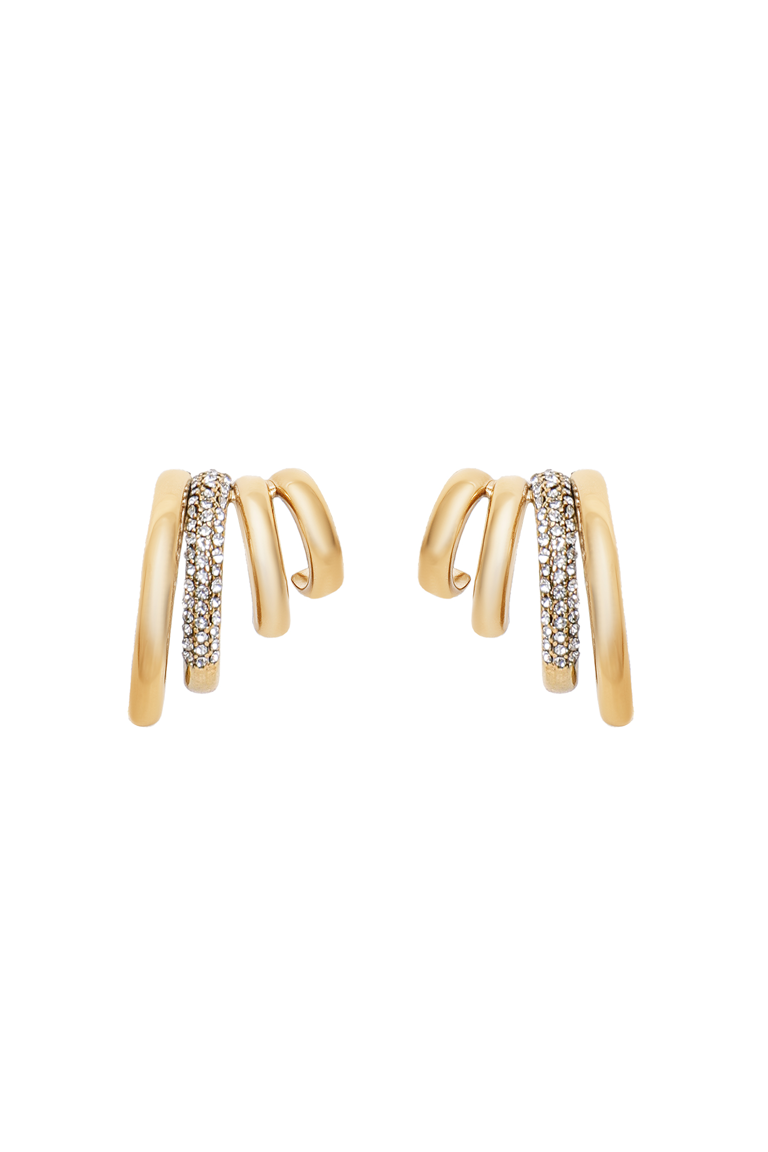 Sarly Arc Diamond Earrings