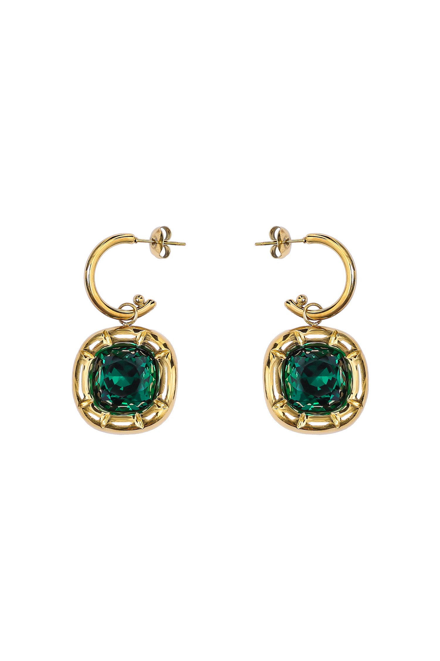 Rania Square Zircon Earrings
