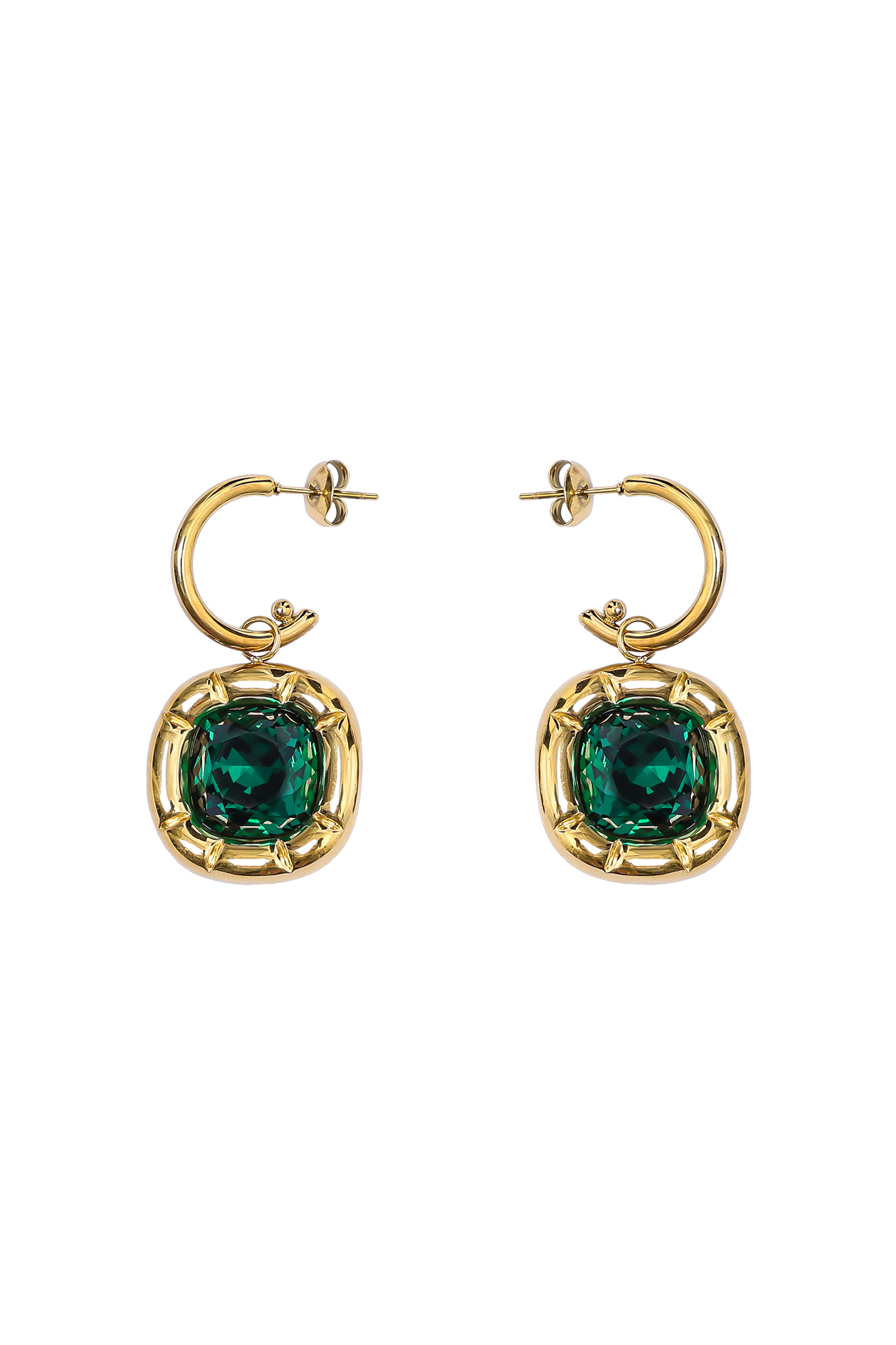 Rania Square Zircon Earrings