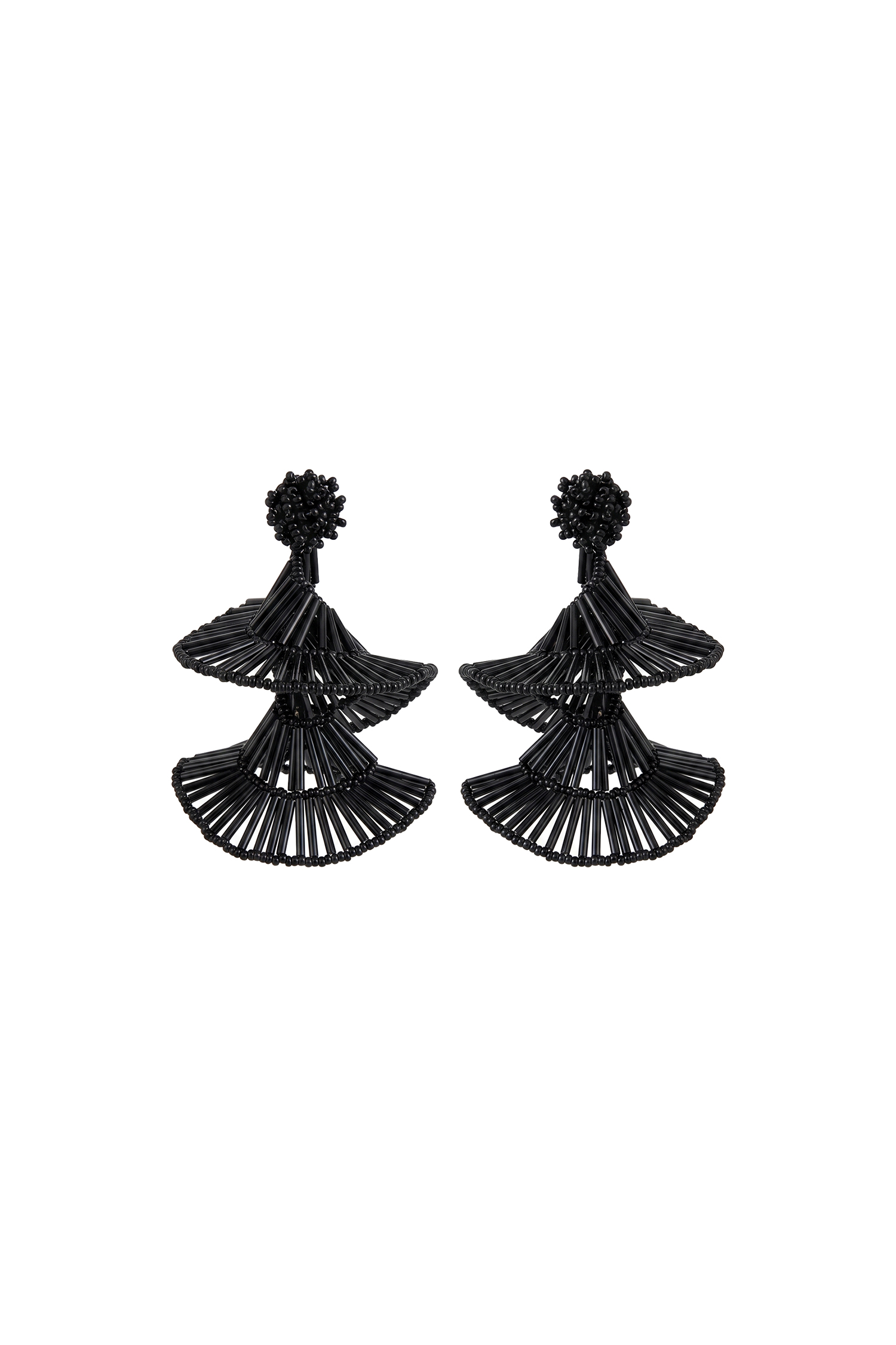 Myrna Radiating Fan Bead Earrings