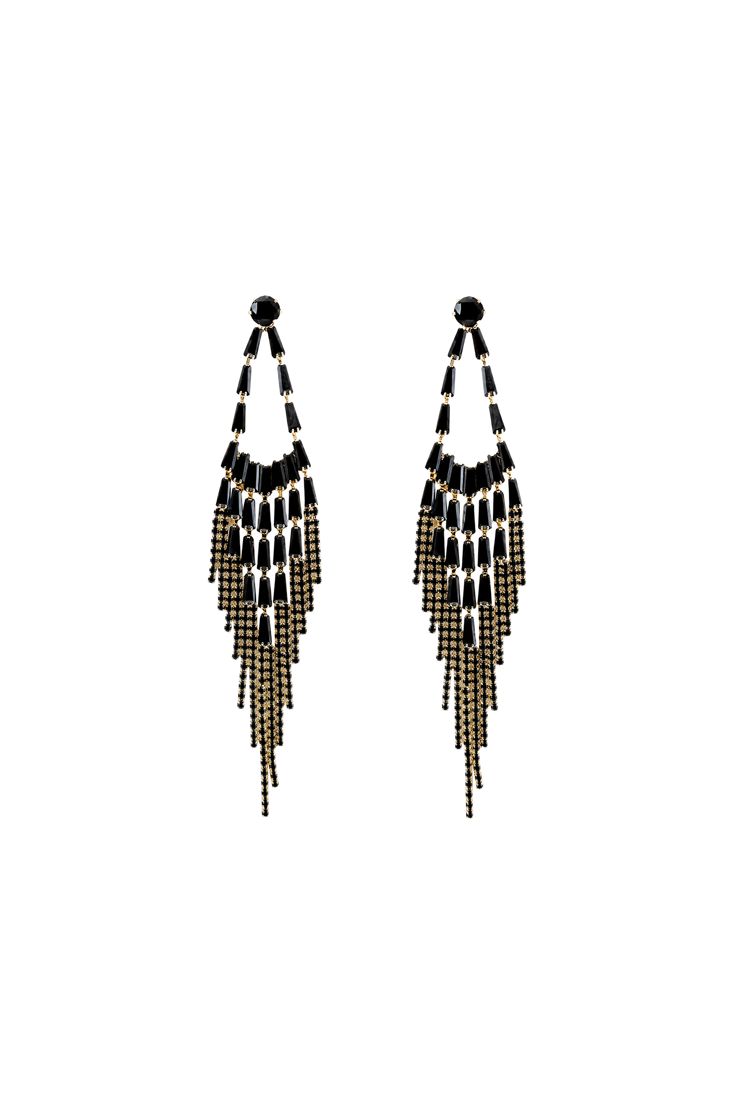 Imaan Classic Diamond Shape  Tassel Earrings