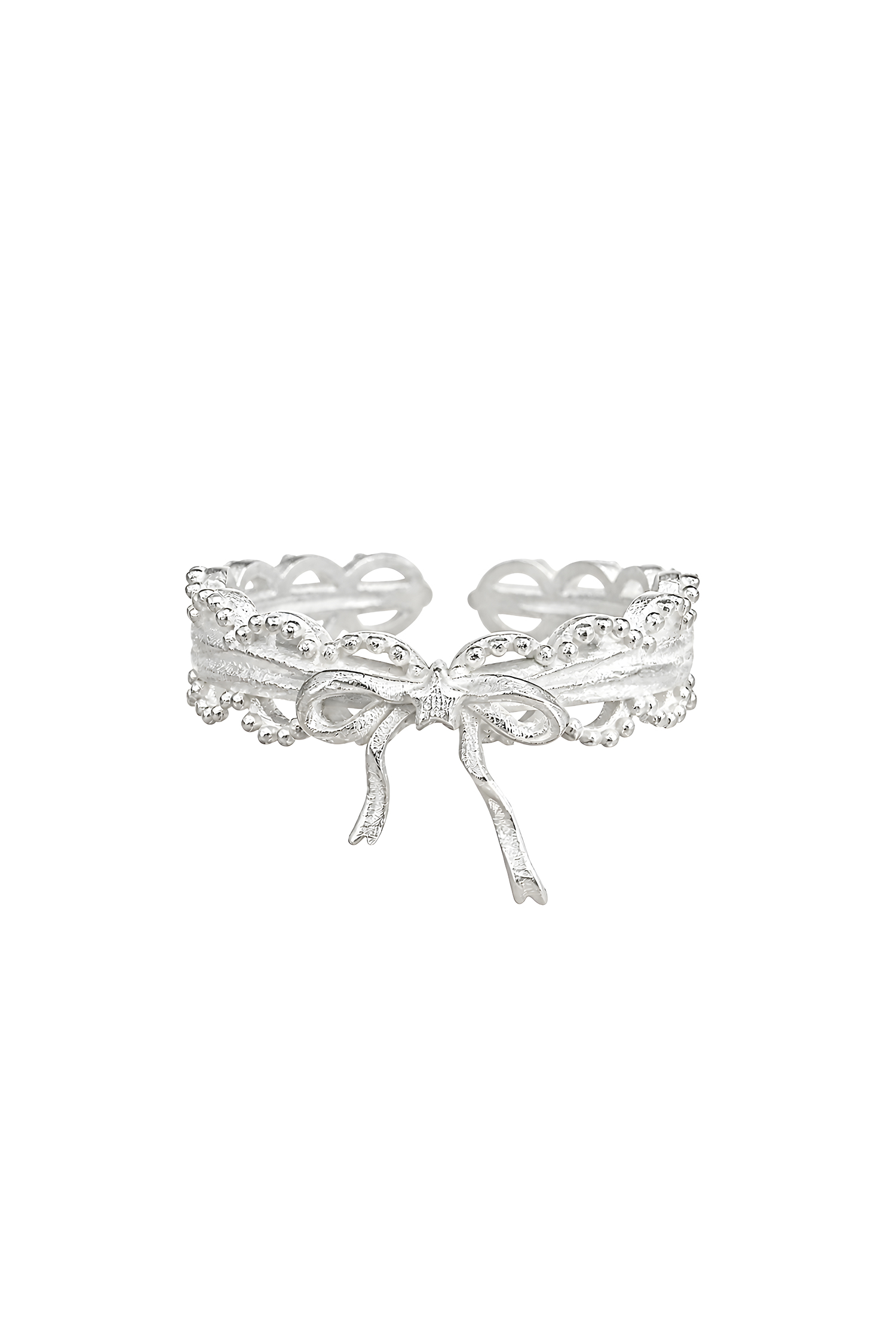 Evangeline Vintage Romantic Lace Bow Ring