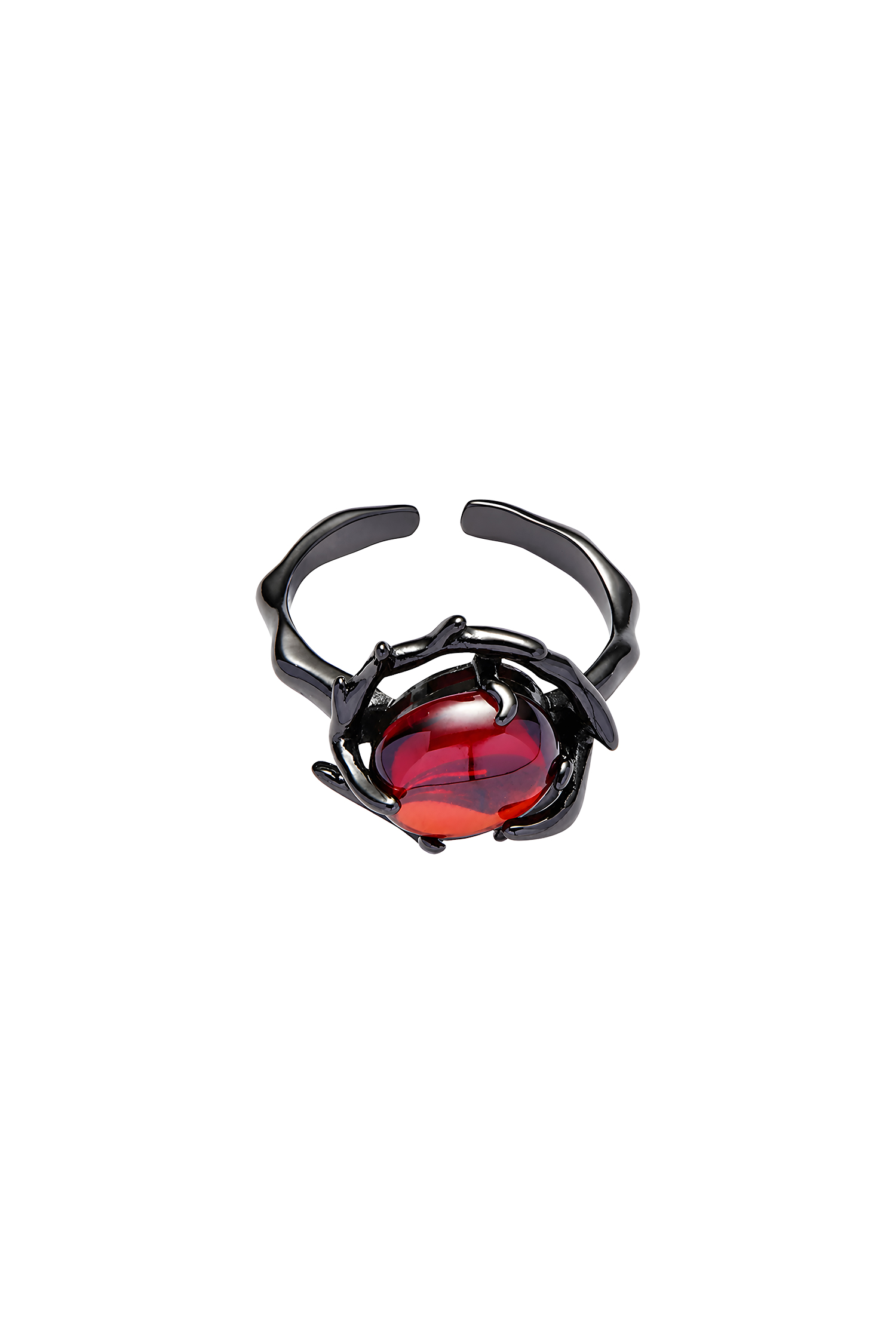 Terila Thorn Vine Burgundy Gemstone Ring