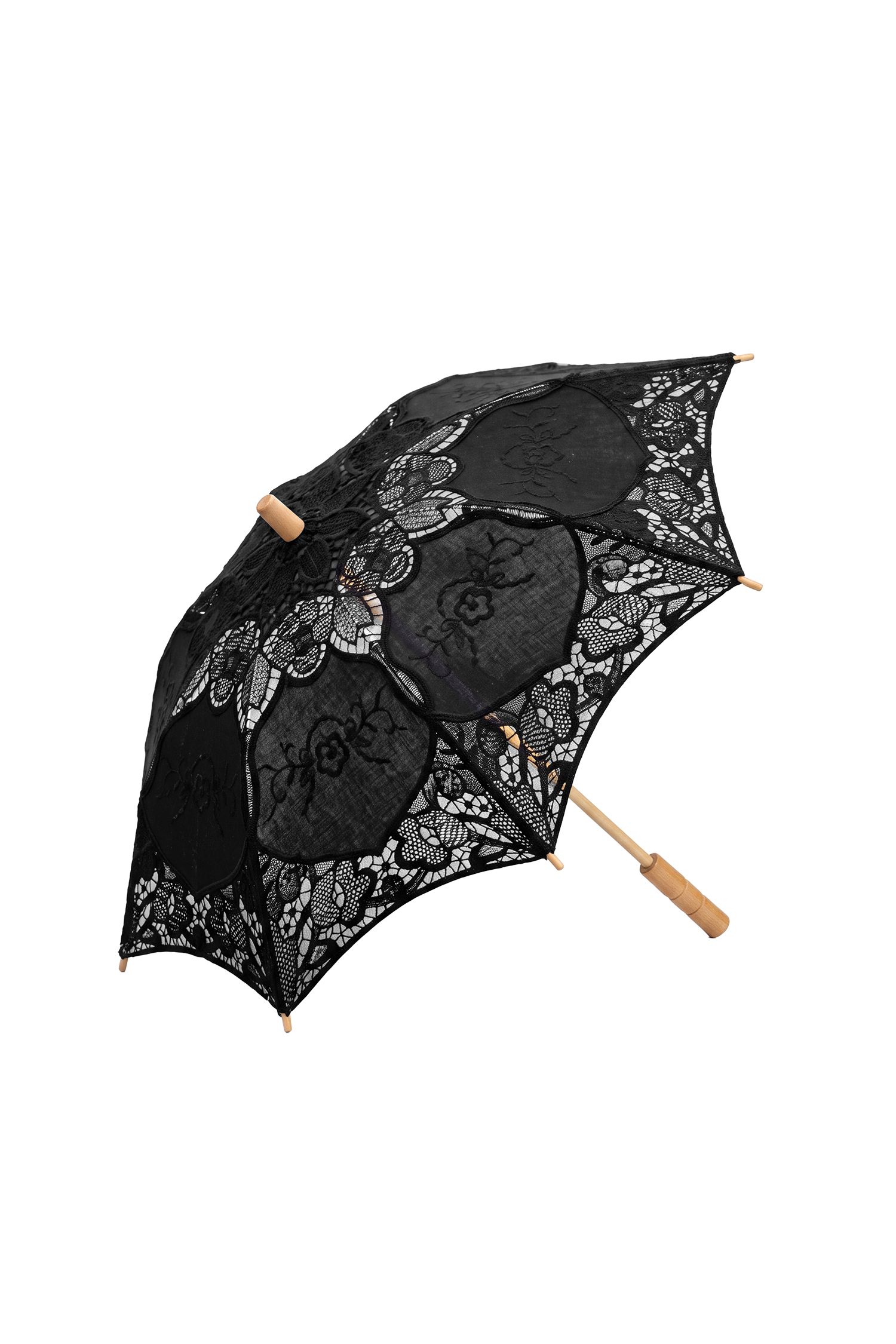 Jezebel Vintage Floral Lace Decorative Parasol