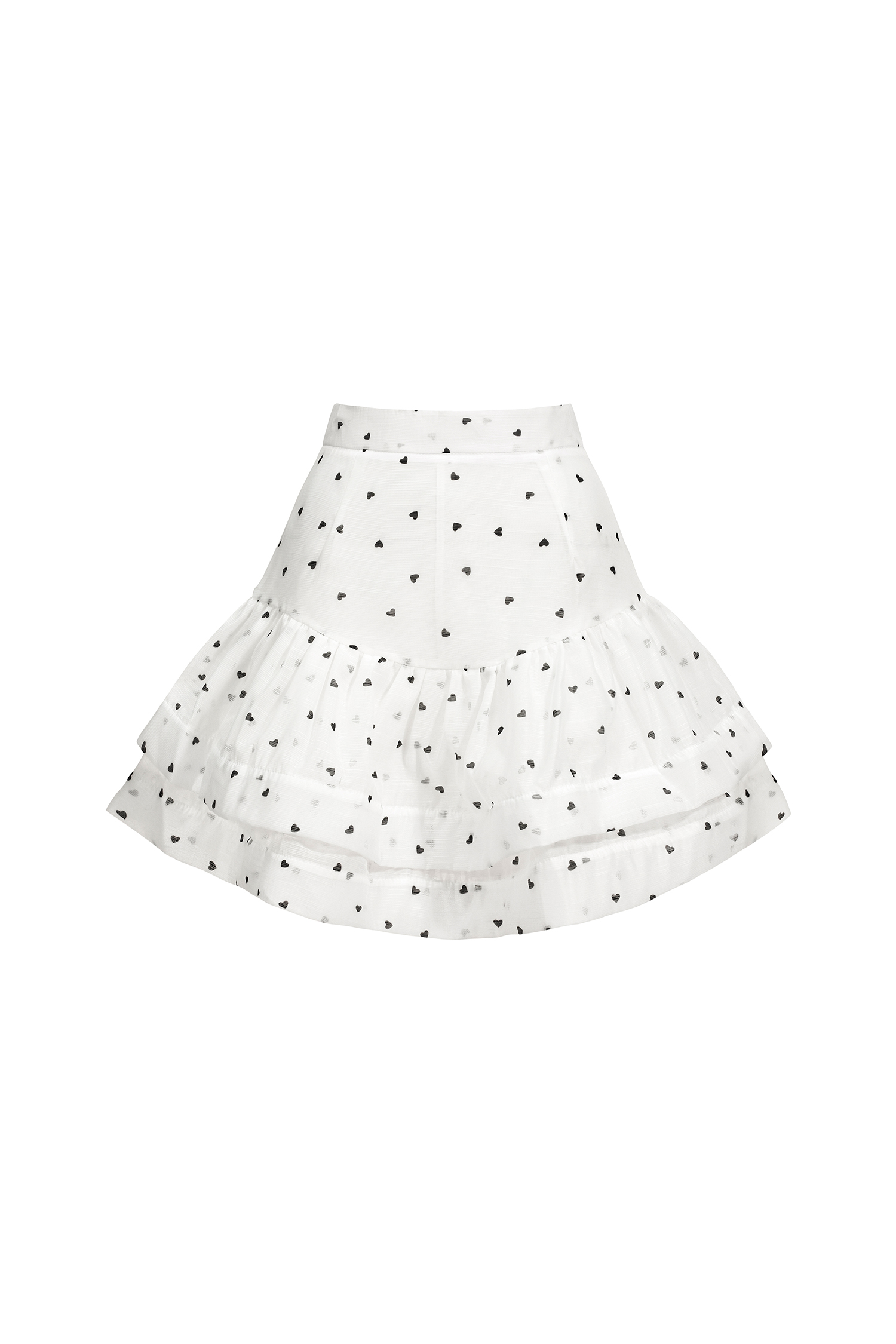 Walda Long Sleeves Dot Printed Folds Two-Piece Set