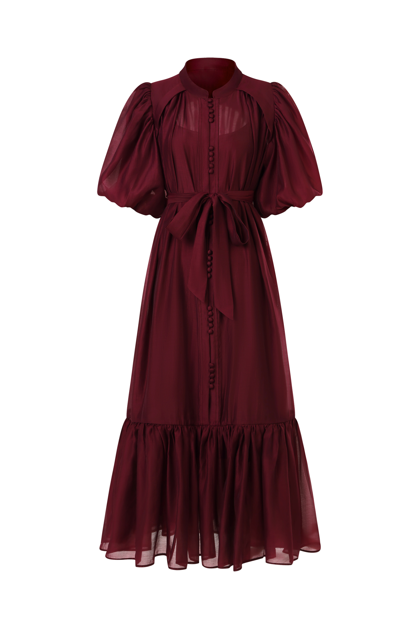 Dlasa Short Sleeves Round Neck Maxi Dress