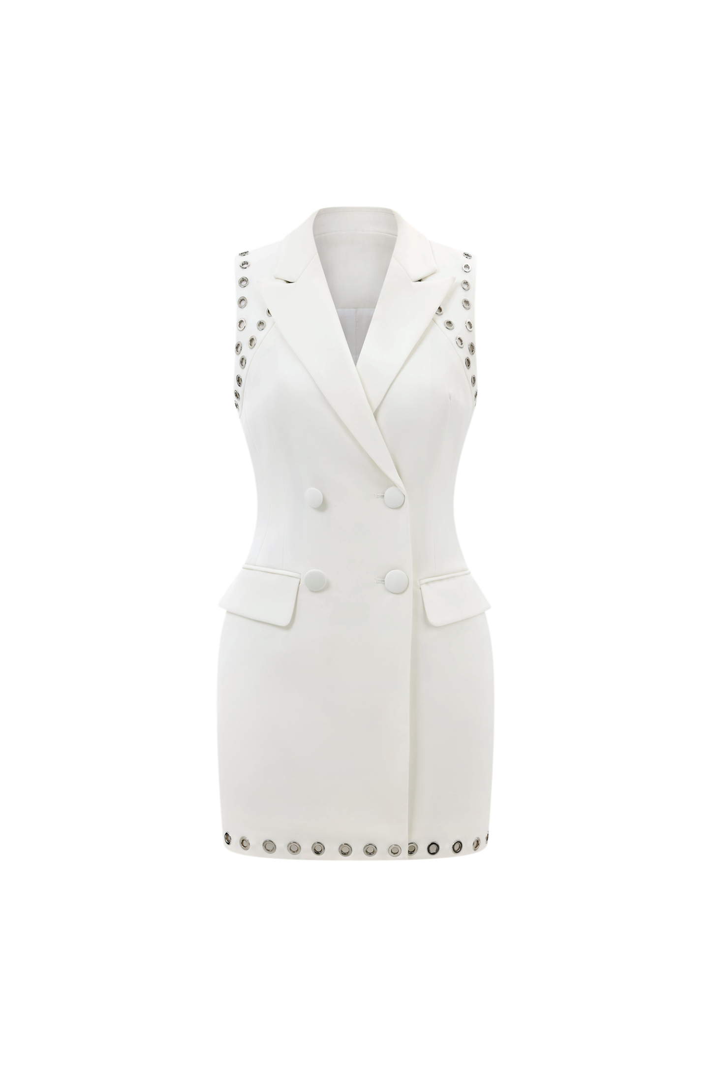 Eudase Sleeveless Suit Mini Dress